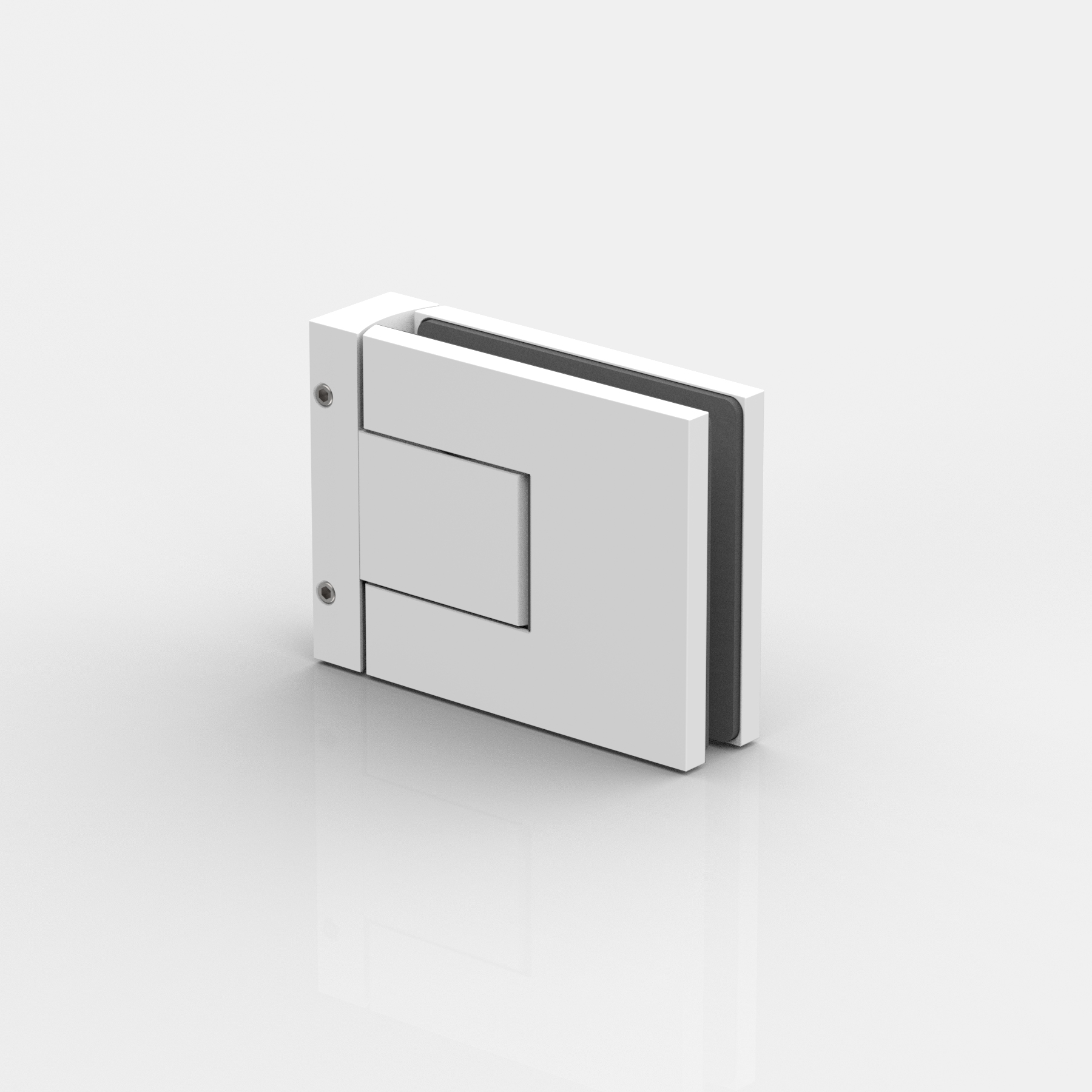 Pendeltürband Glas-Wand 90°