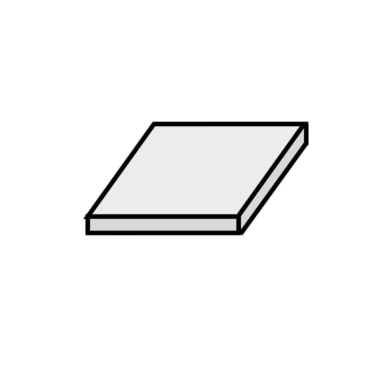 Weich-PVC-Unterlagen Set, (2 x 2 Stück)