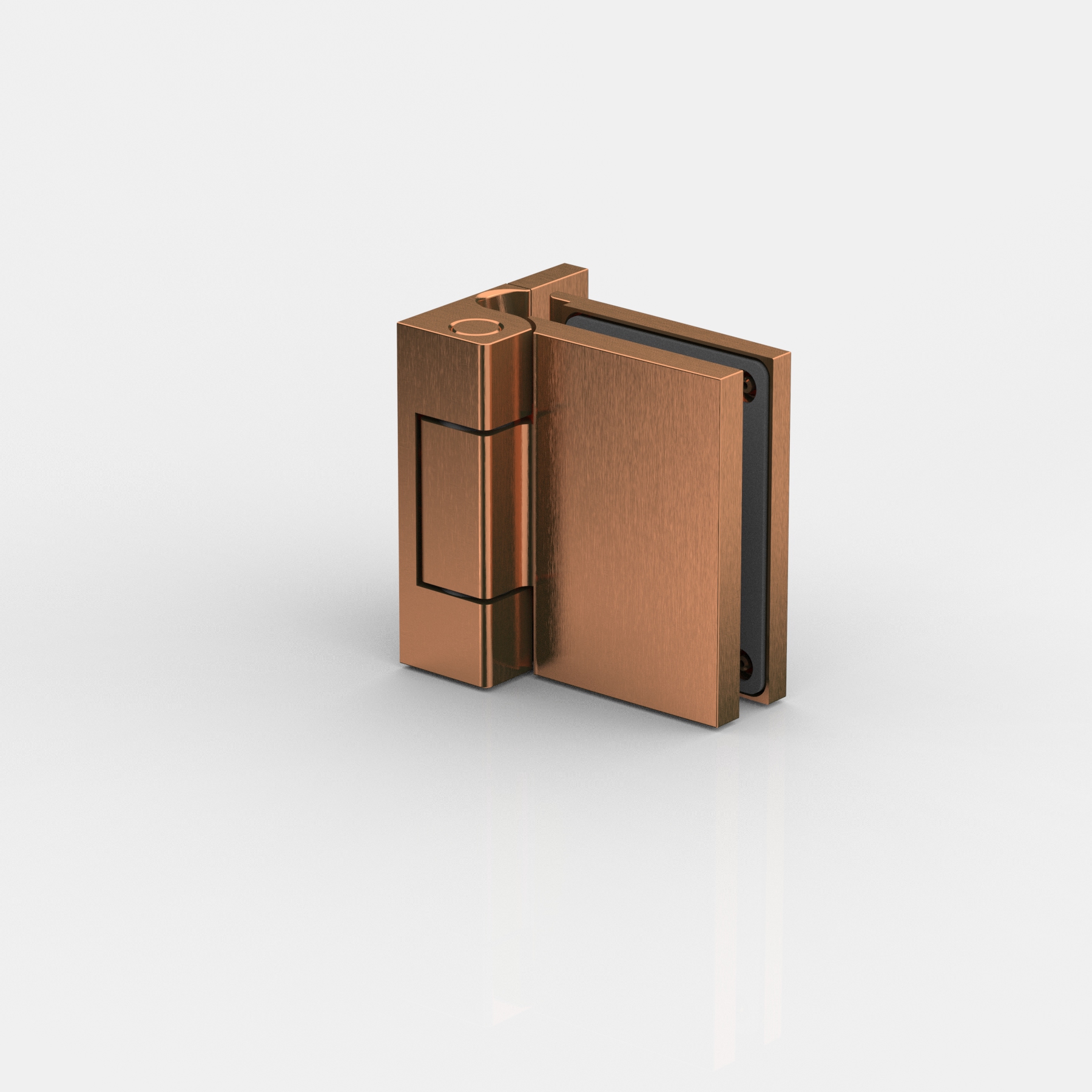 Anschlagtürband Glas-Wand 90°