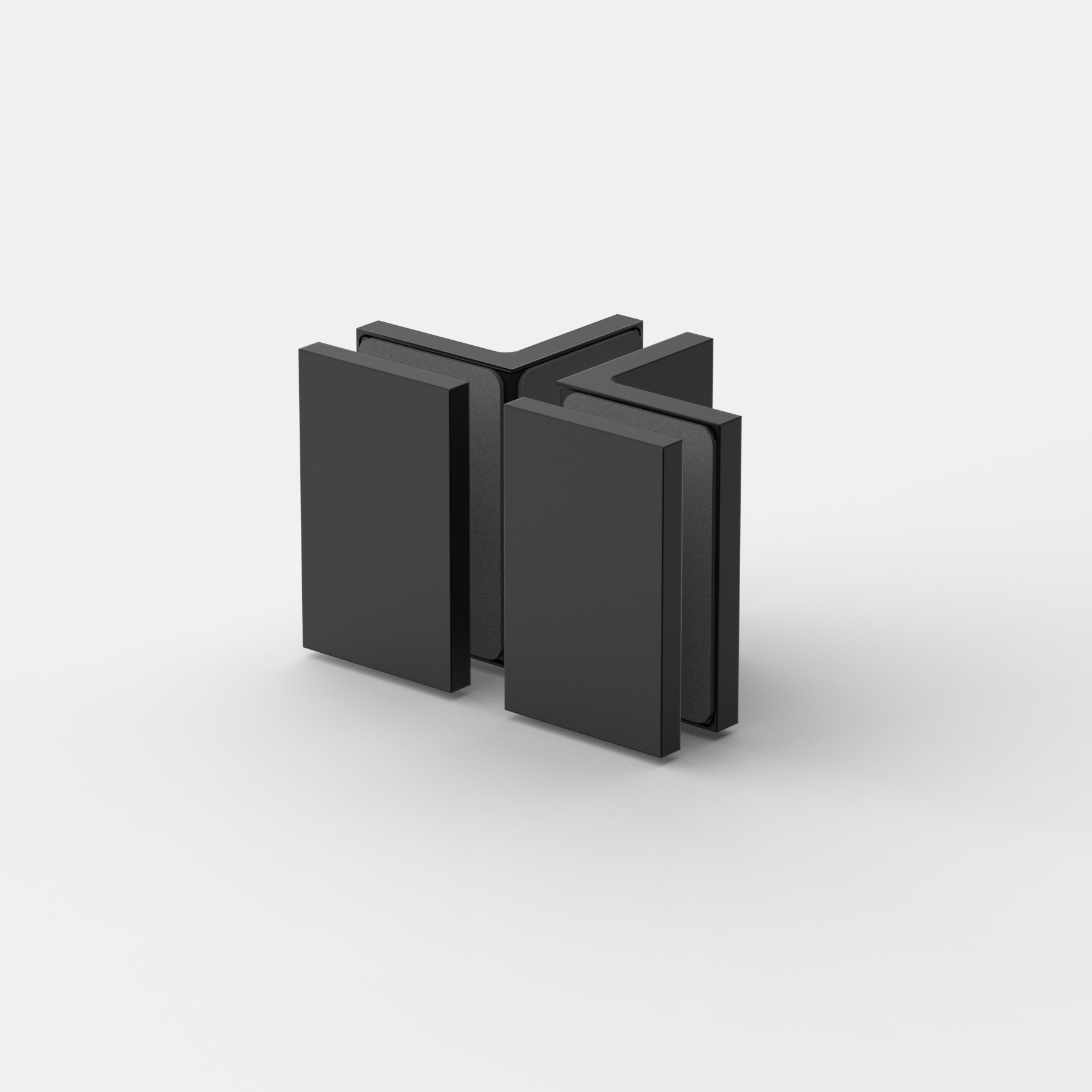 Winkelverbinder Glas-Glas 90°