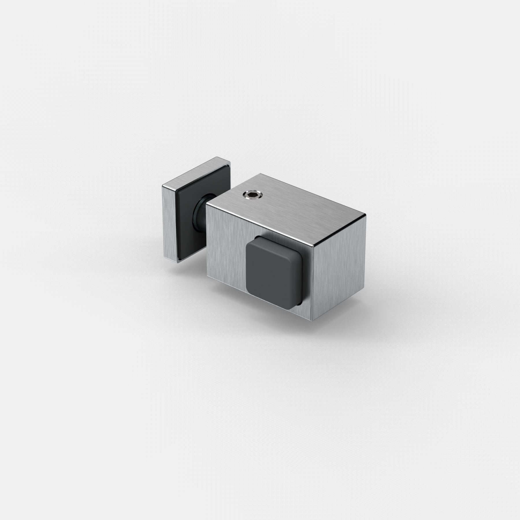 Stopper P600 eckig, links, Glasanschluss