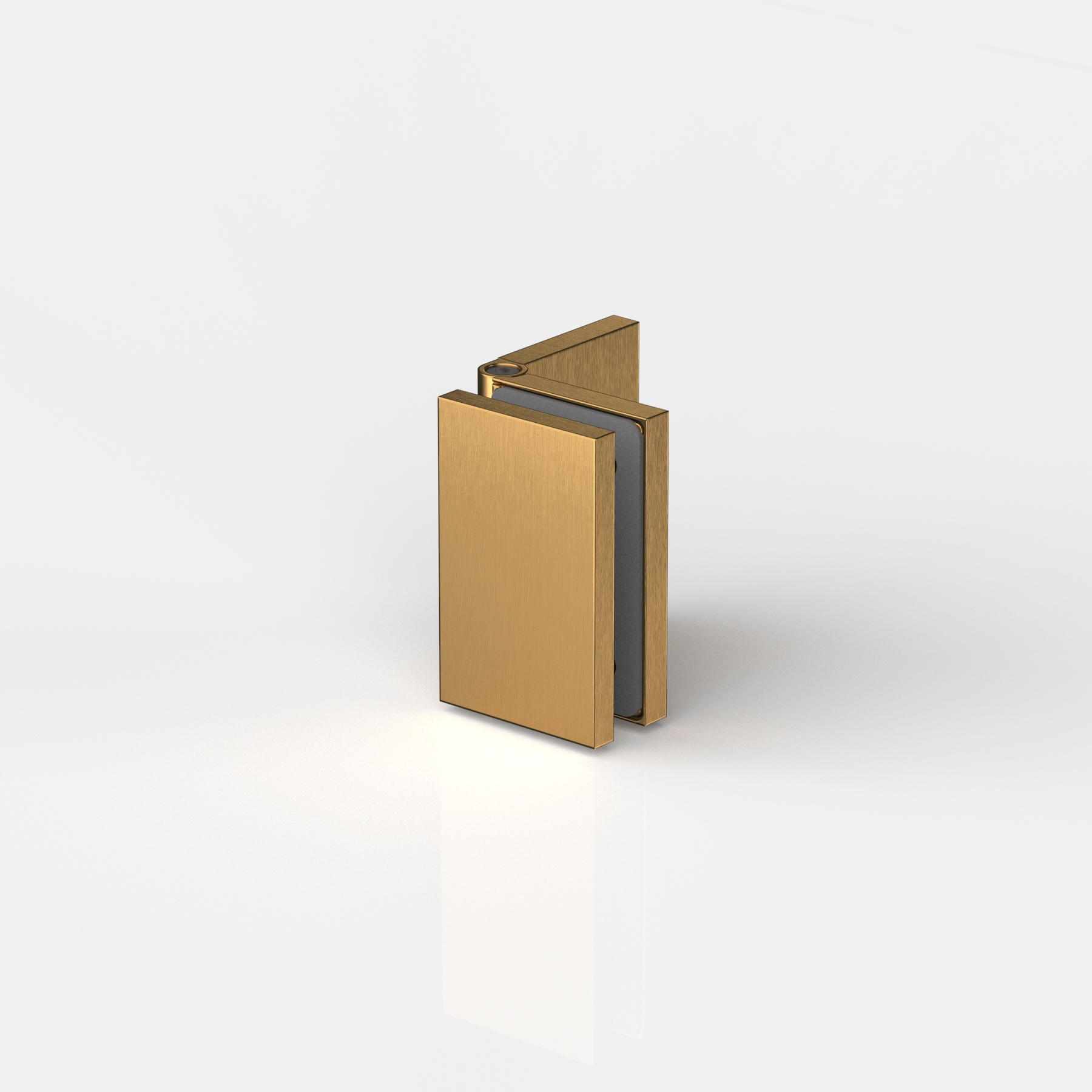 Winkelverbinder Glas-Wand 60-100°