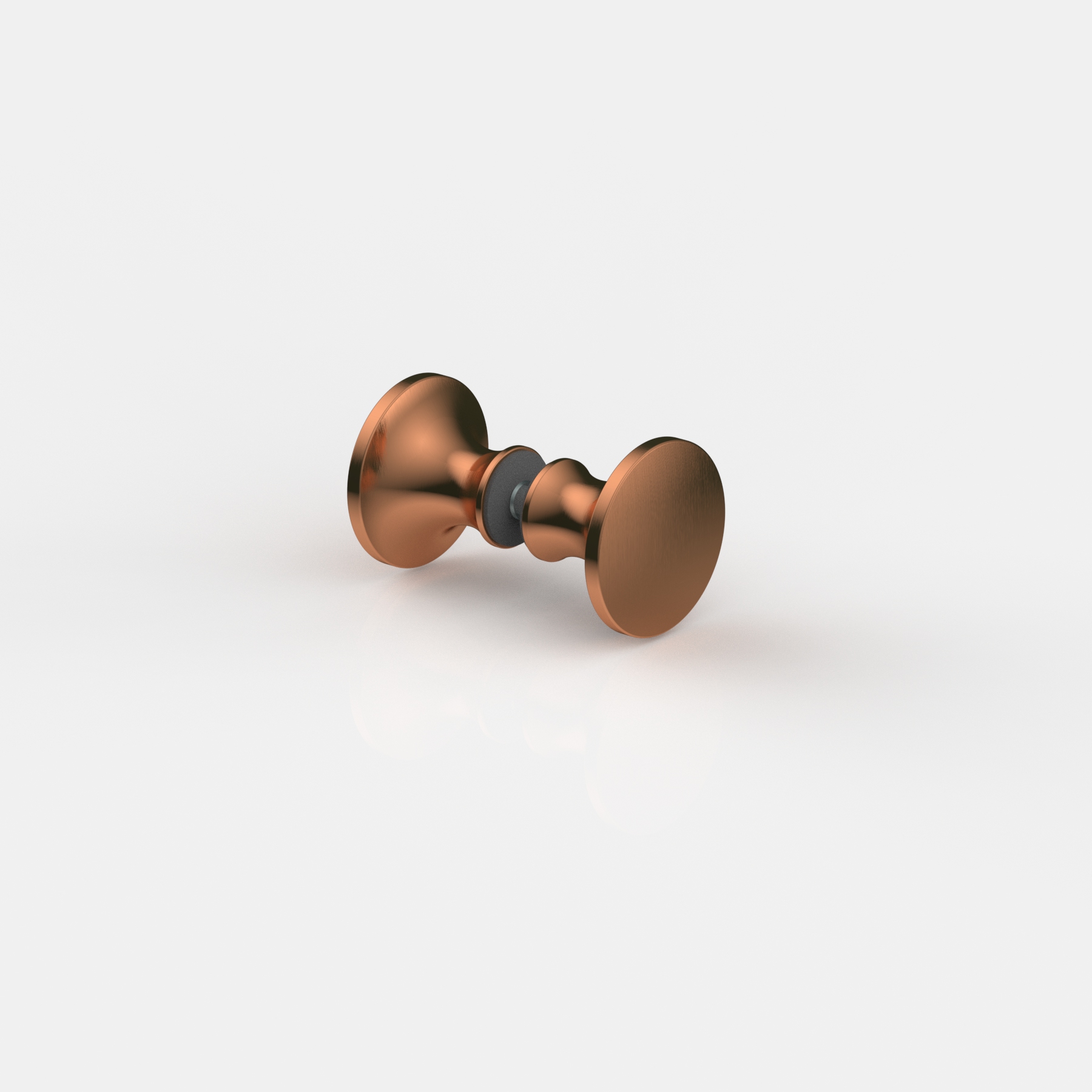 Glastürgriff Ø40x29,5mm 2-seitig rund