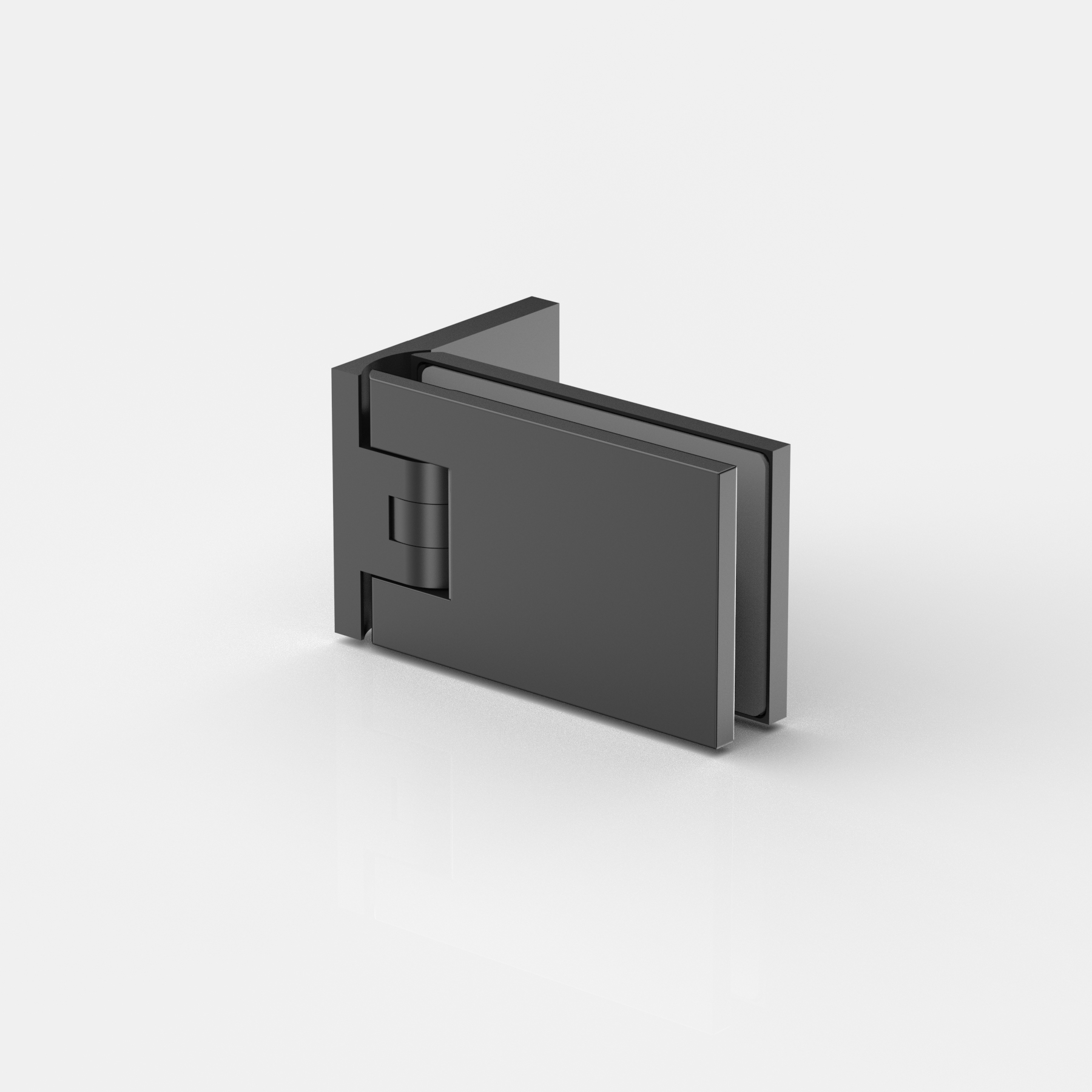 Pendeltürband Glas-Wand 90°