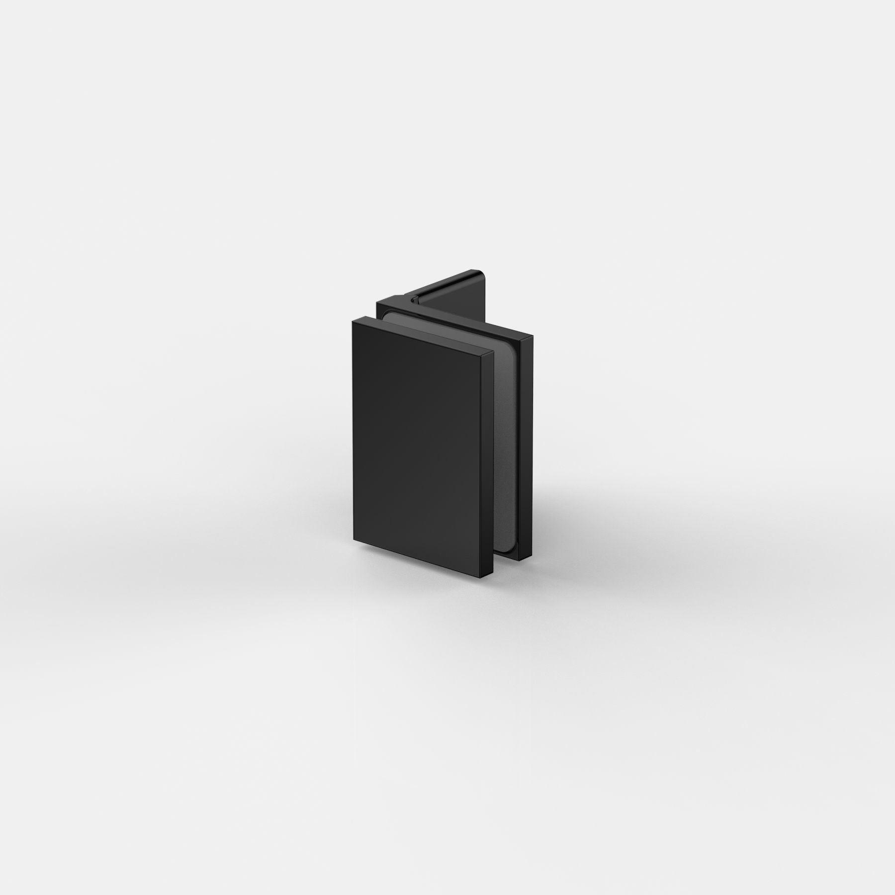 Winkelverbinder Glas-Wand 90°