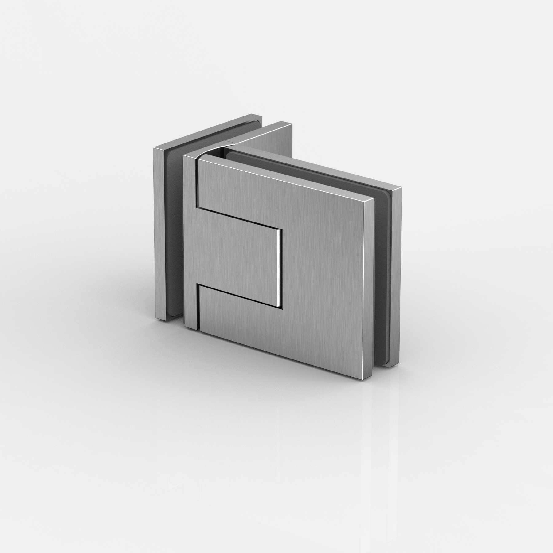 Pendeltürband Glas-Glas 90°