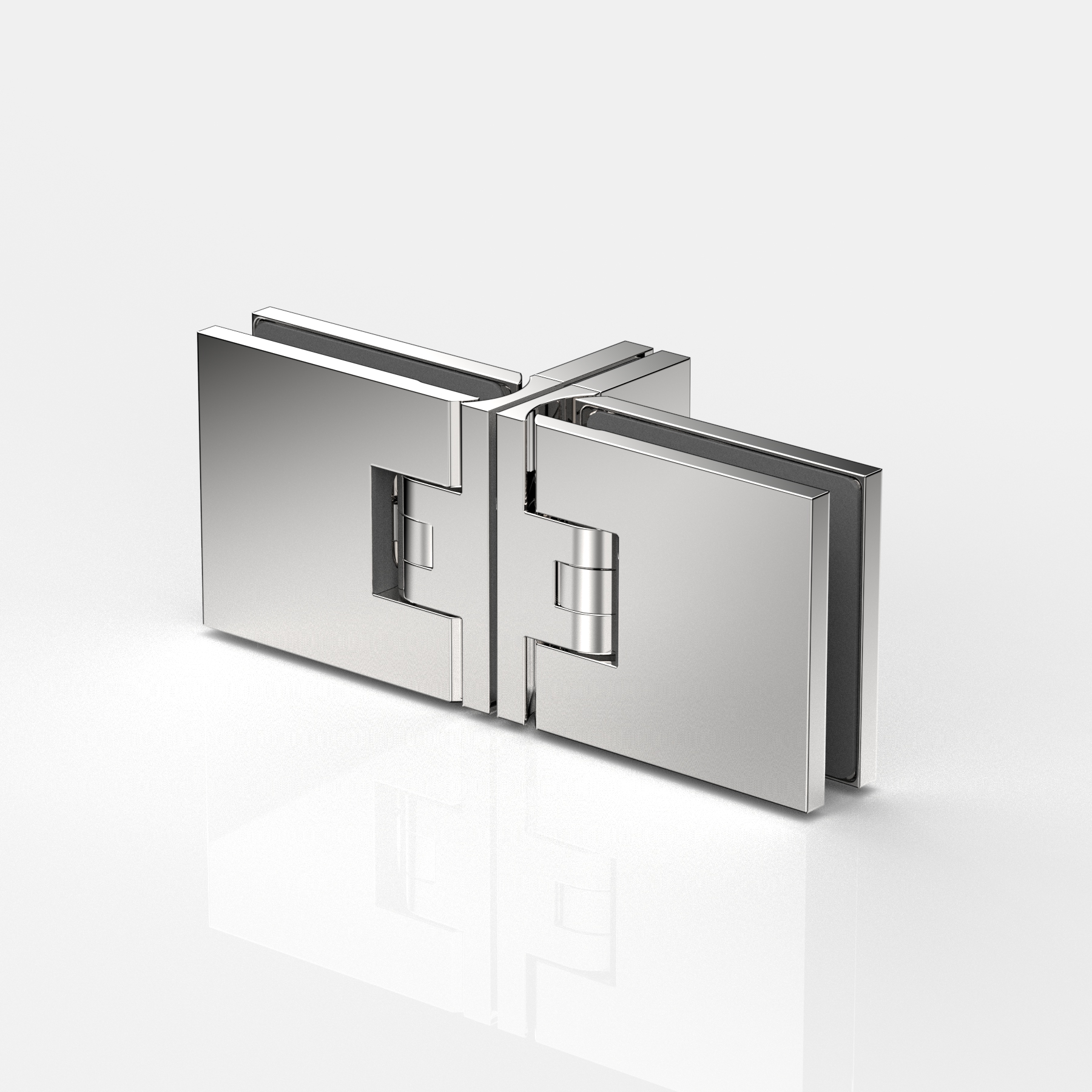 Pendeltürband Glas-Glas-Glas 90°