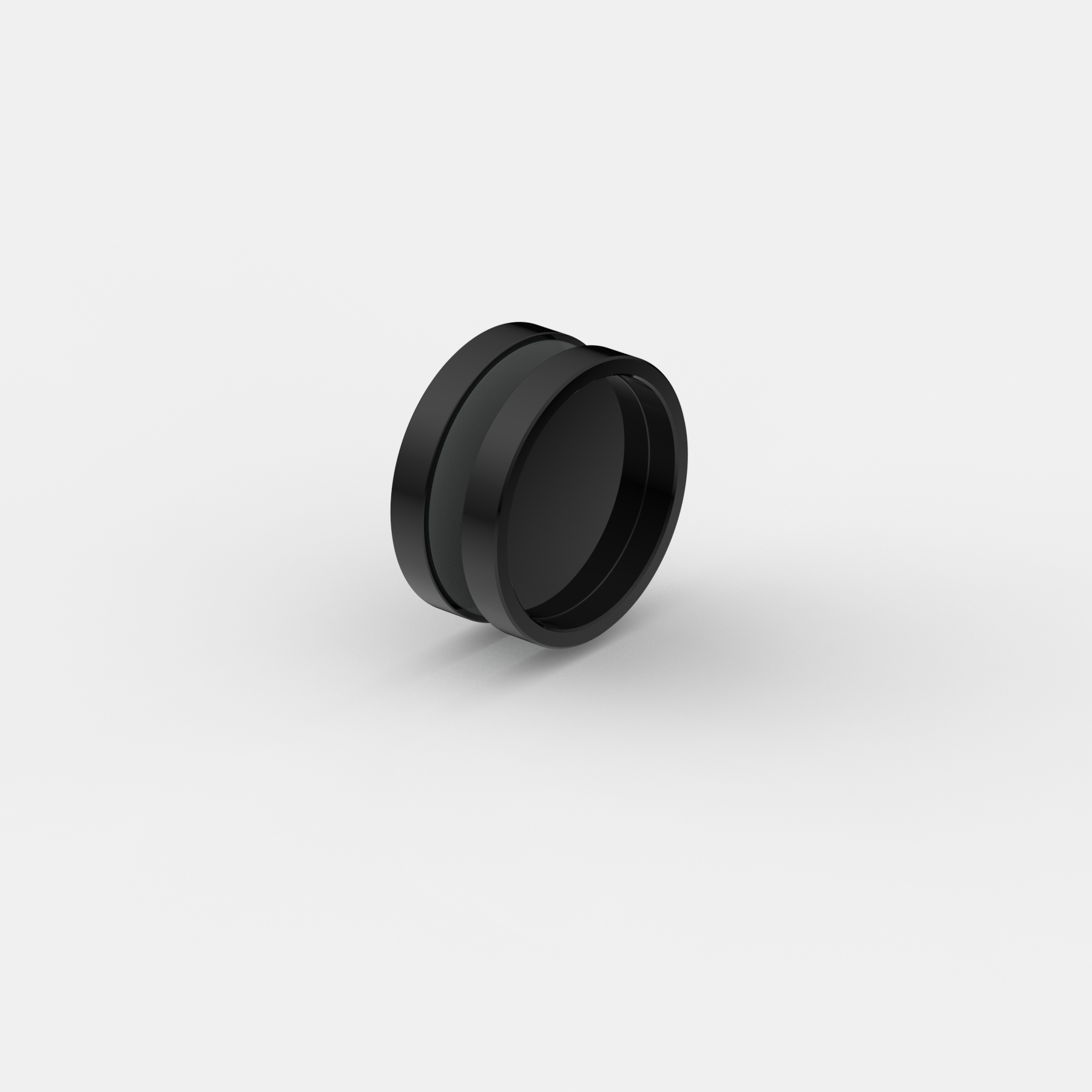 Muschelgriff zum Aufkleben, Ø60x9,5mm