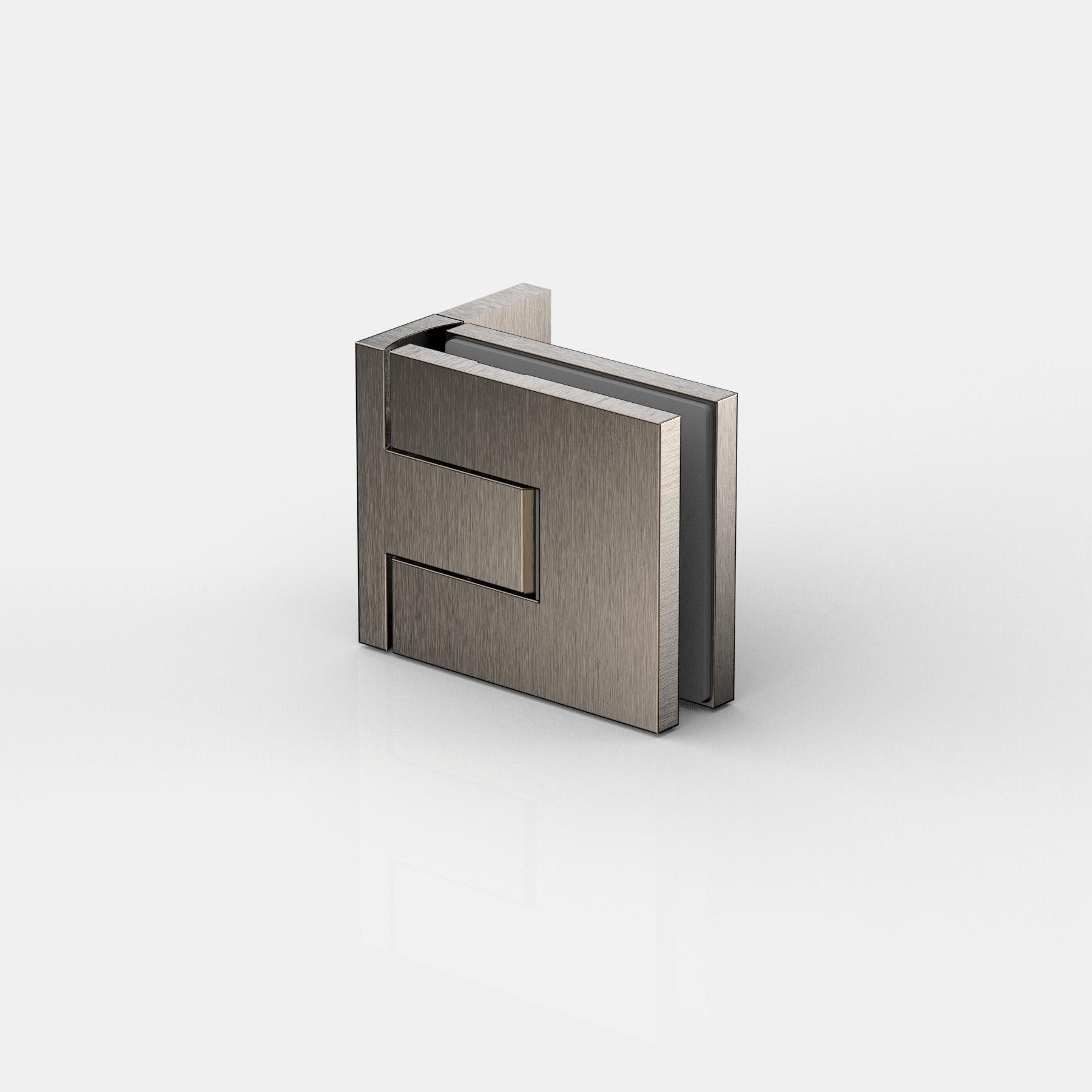 Pendeltürband Glas-Wand 90°