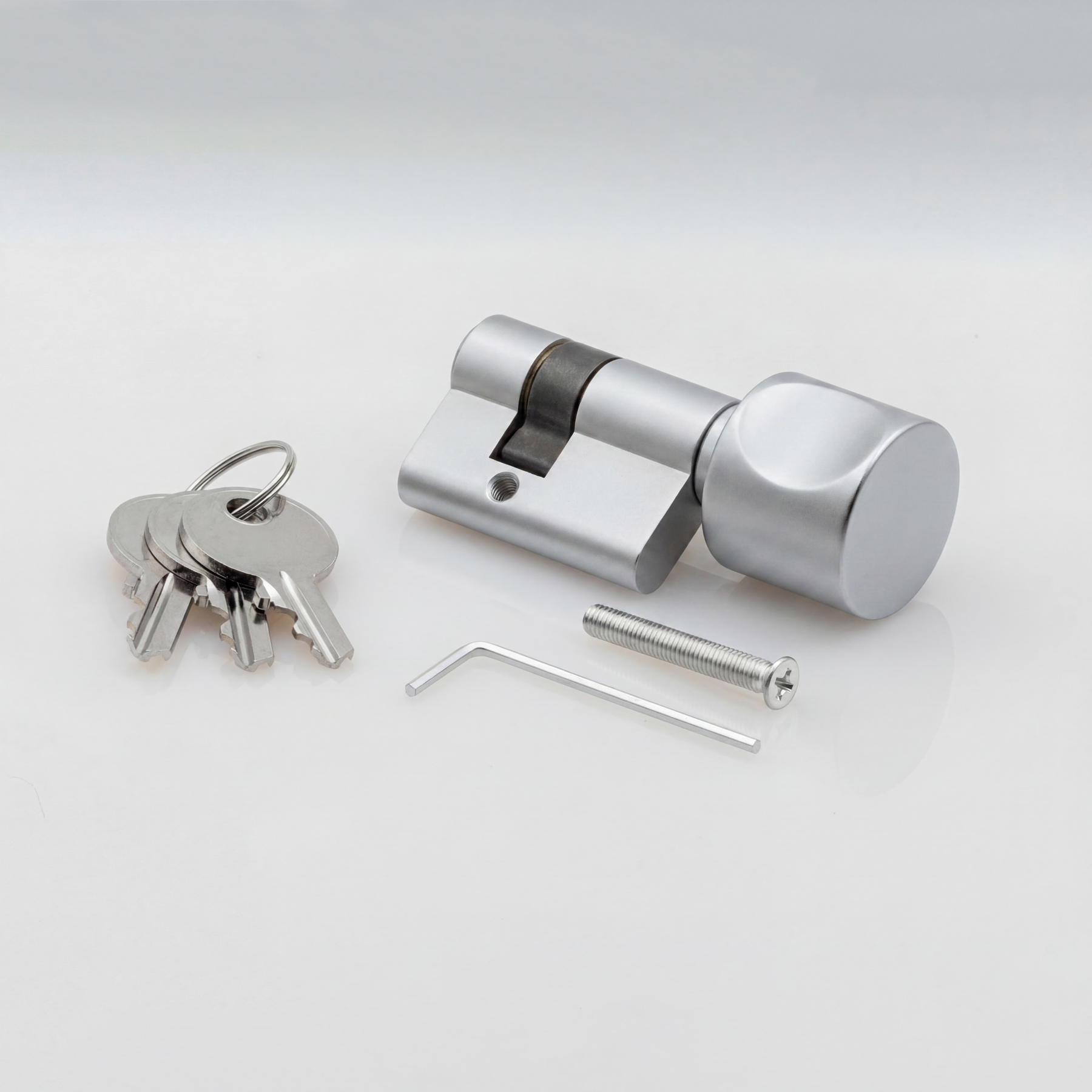 Schließzylinder mit Knauf für Schloss 3441ZNX-SAG / 3441ZNX-SWC