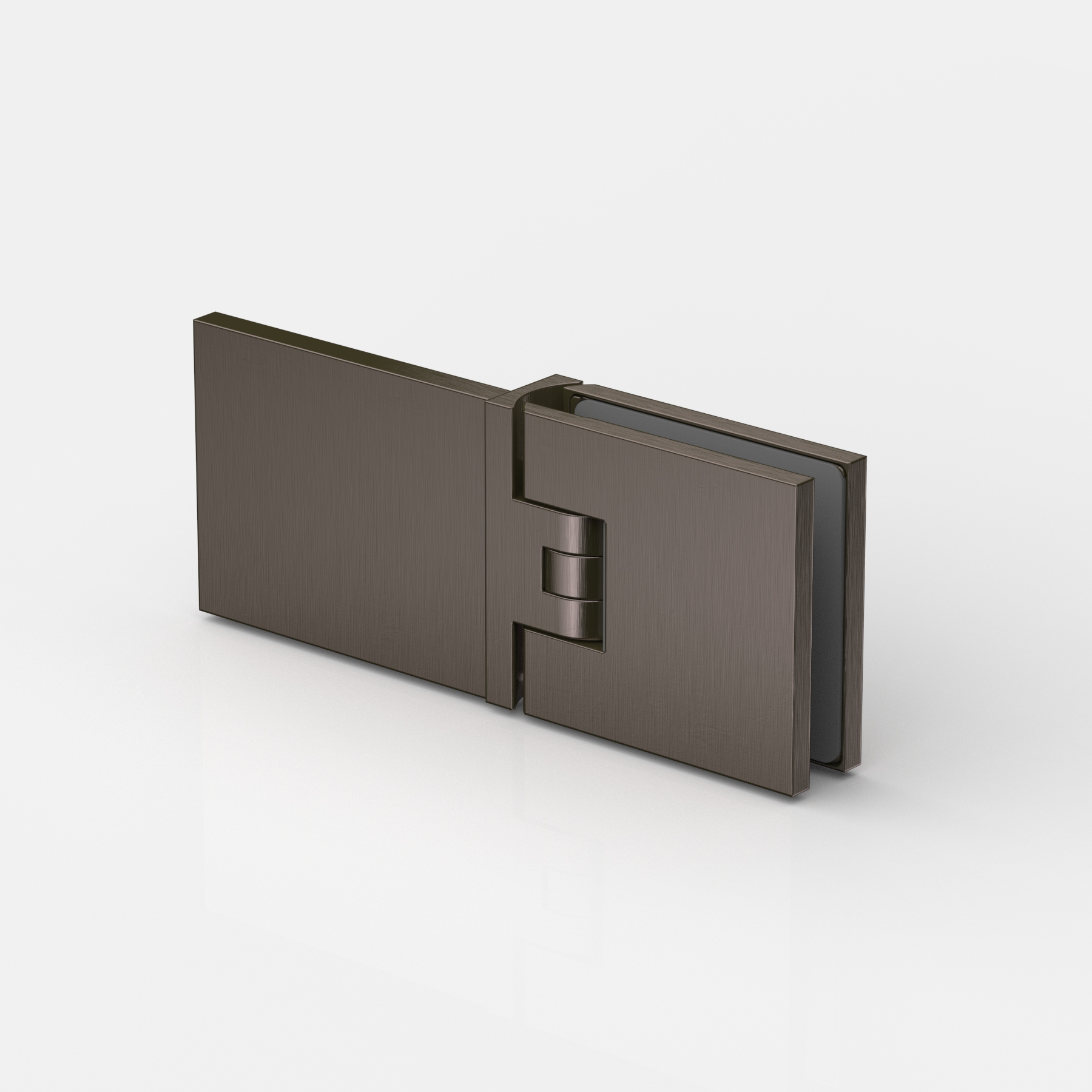 Pendeltürband Glas-Wand 180°