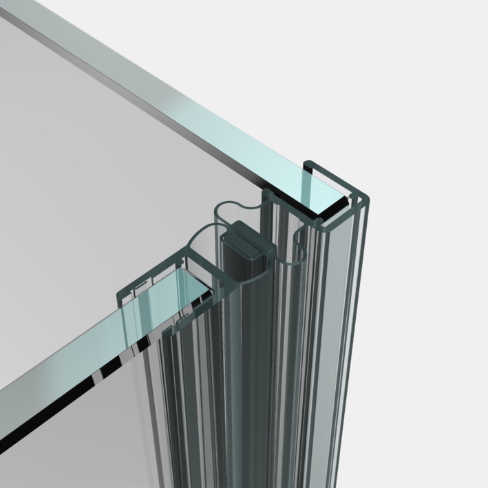 Magnetschienenset, 90°, 6/8mm