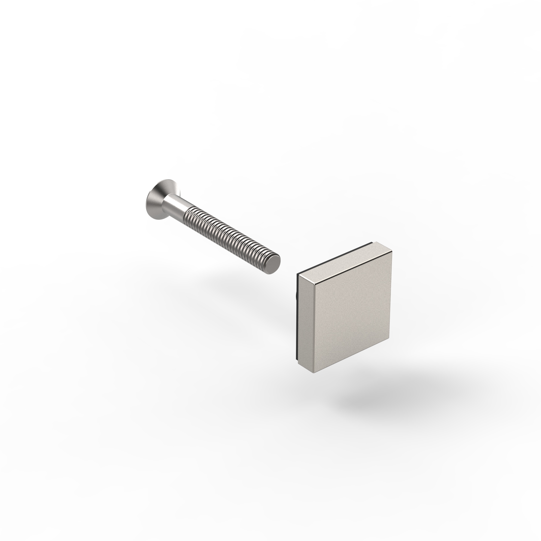 erhabene Befestigung für Handtuchhalter eckig