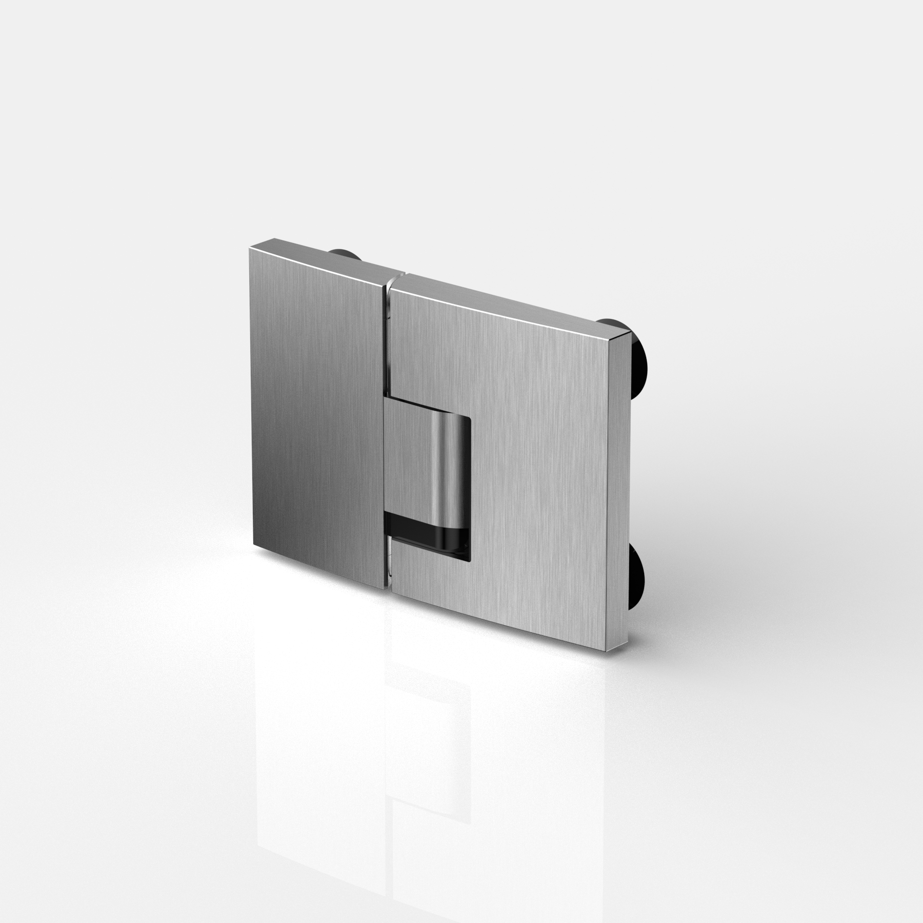 Hebe-Senk-Pendeltürband, flächenbündig, Glas-Glas 180°