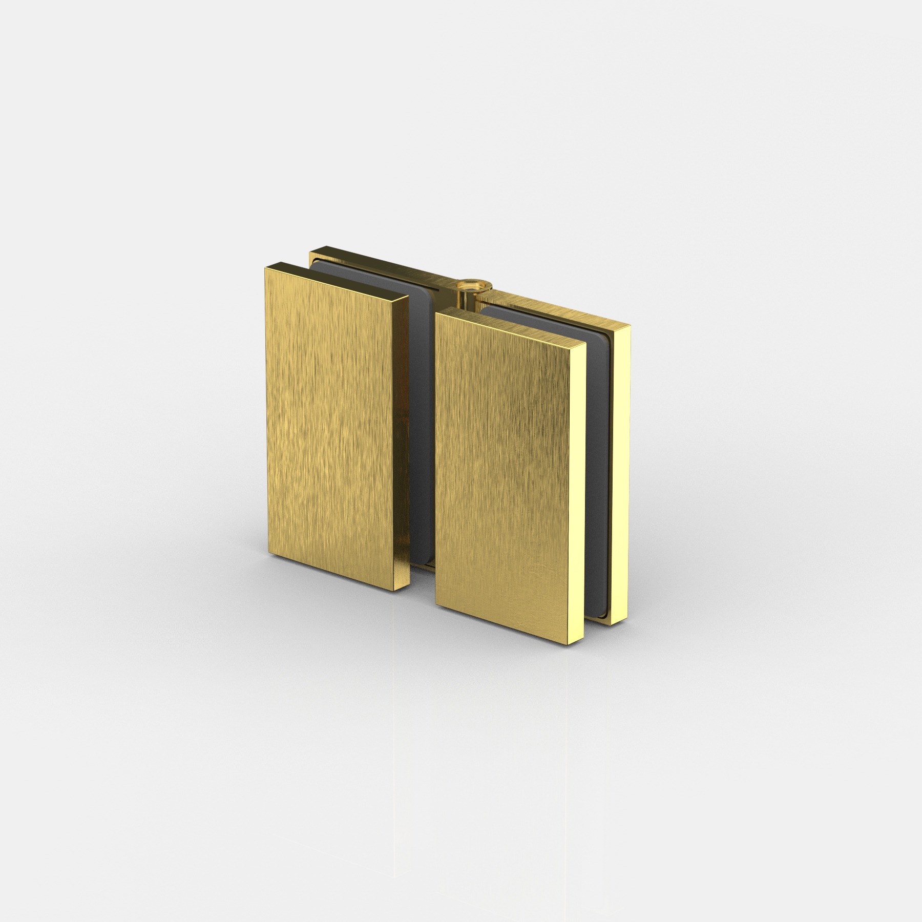 Winkelverbinder, Glas-Glas 180° - verstellbar