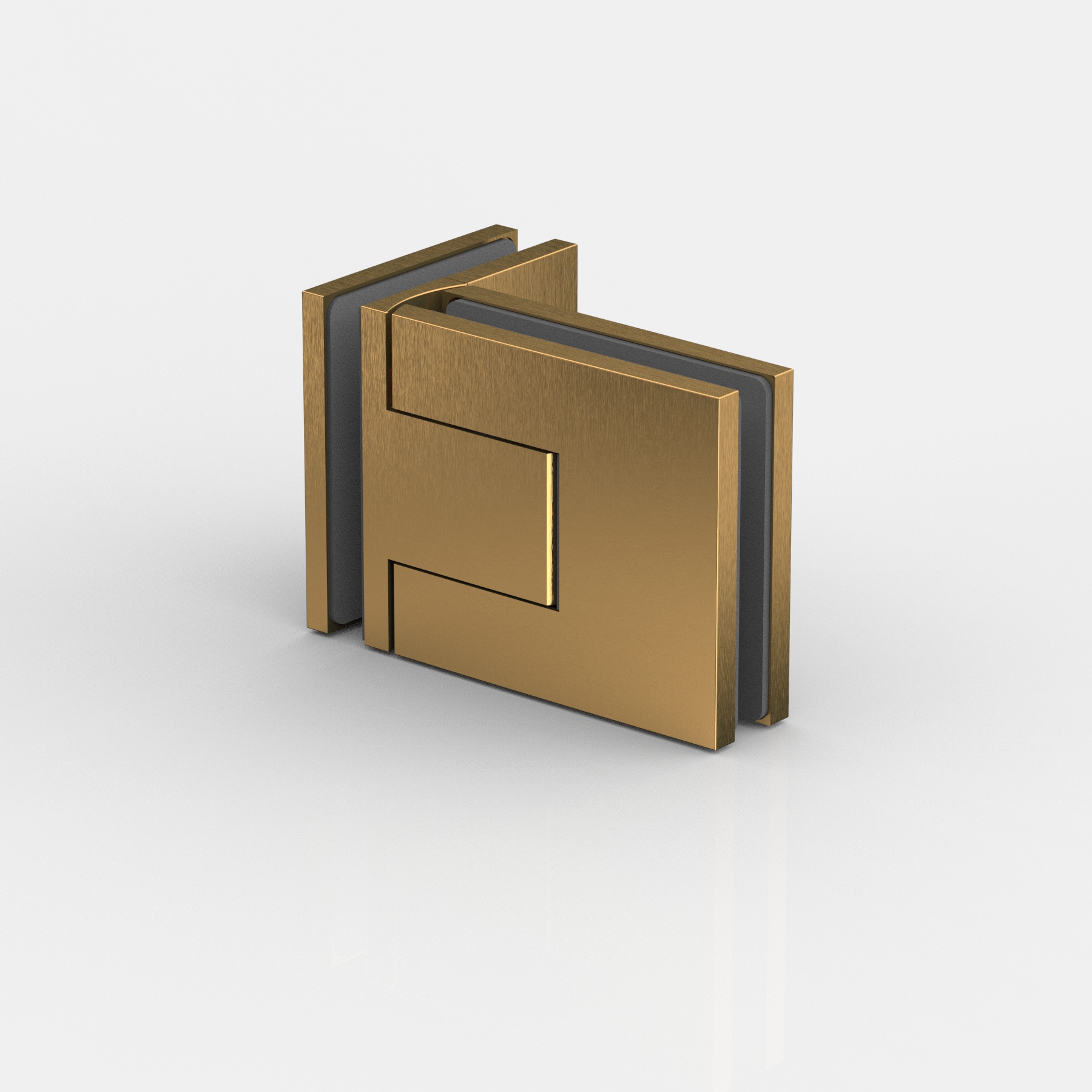 Pendeltürband Glas-Glas 90°