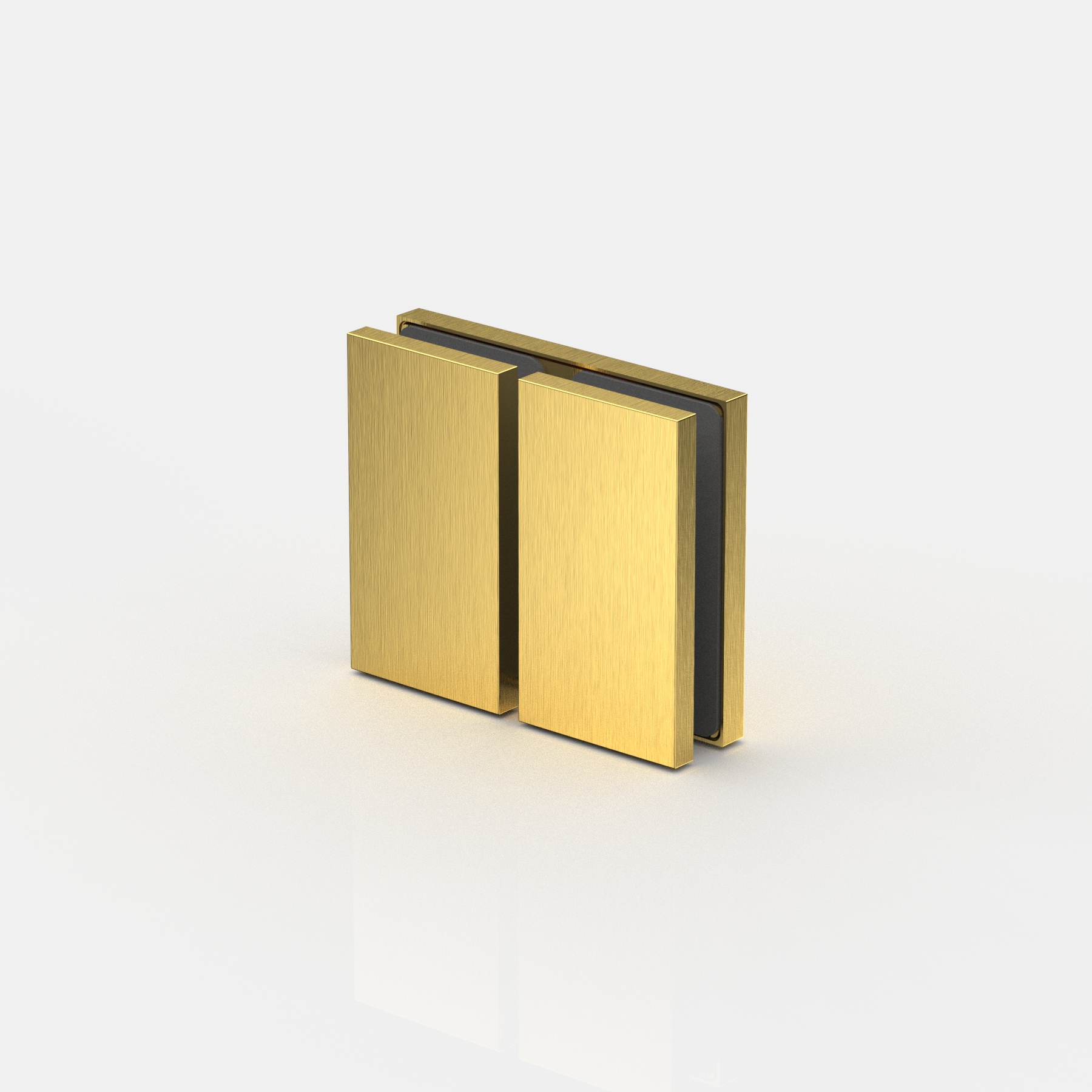 Längsverbinder Glas-Glas 180°