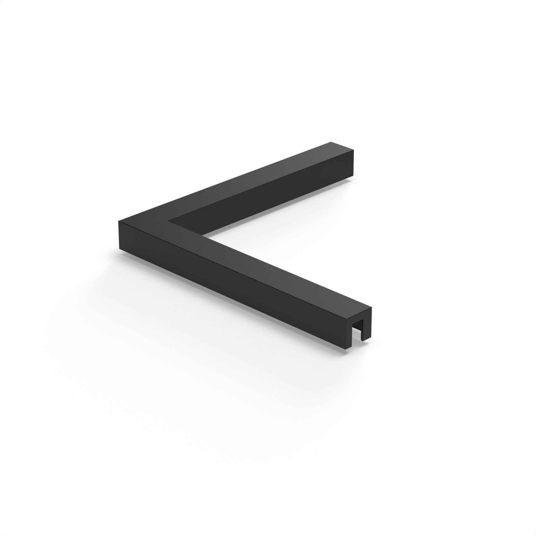 Winkelstabilisierung Glas-Glas 90°, starr