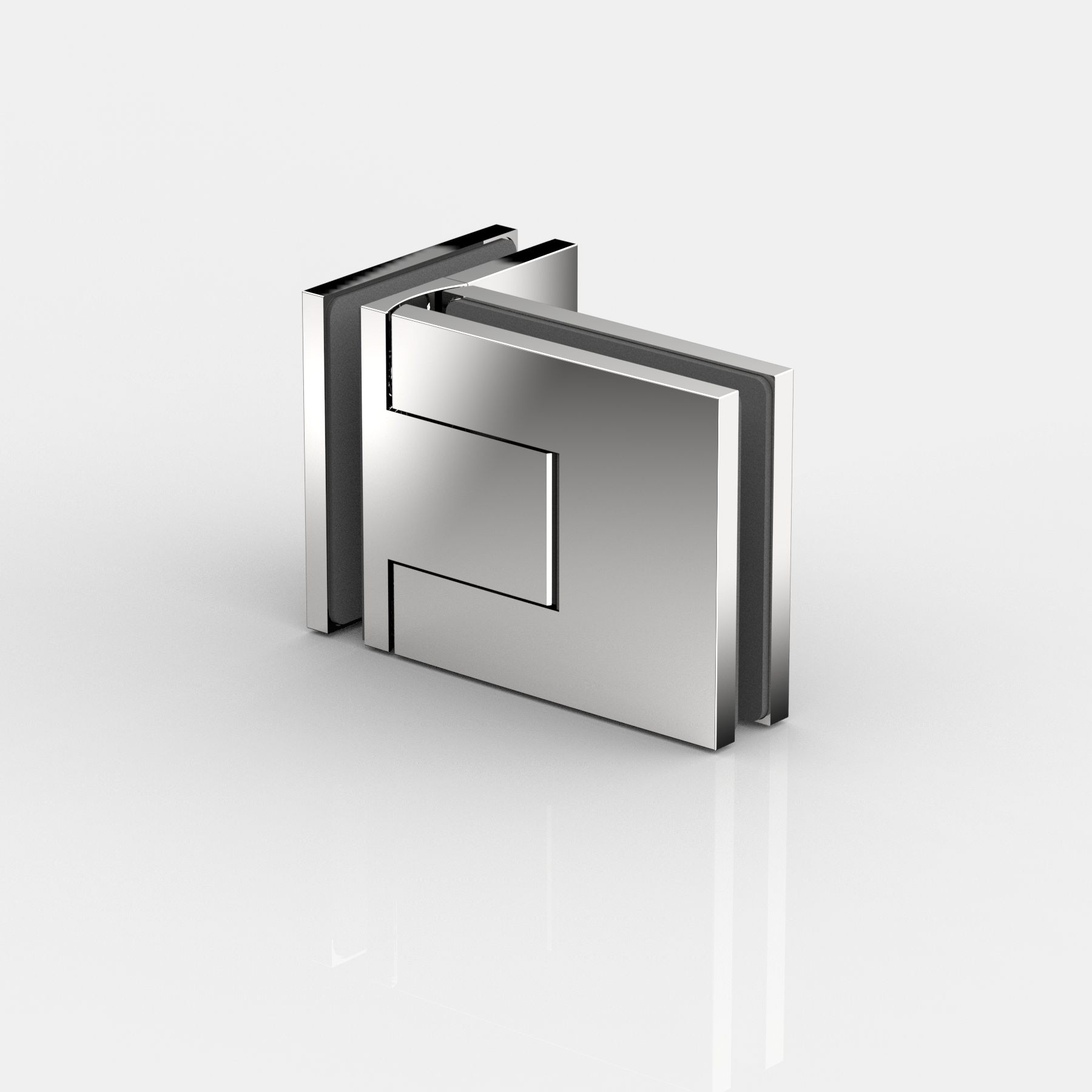 Pendeltürband Glas-Glas 90°