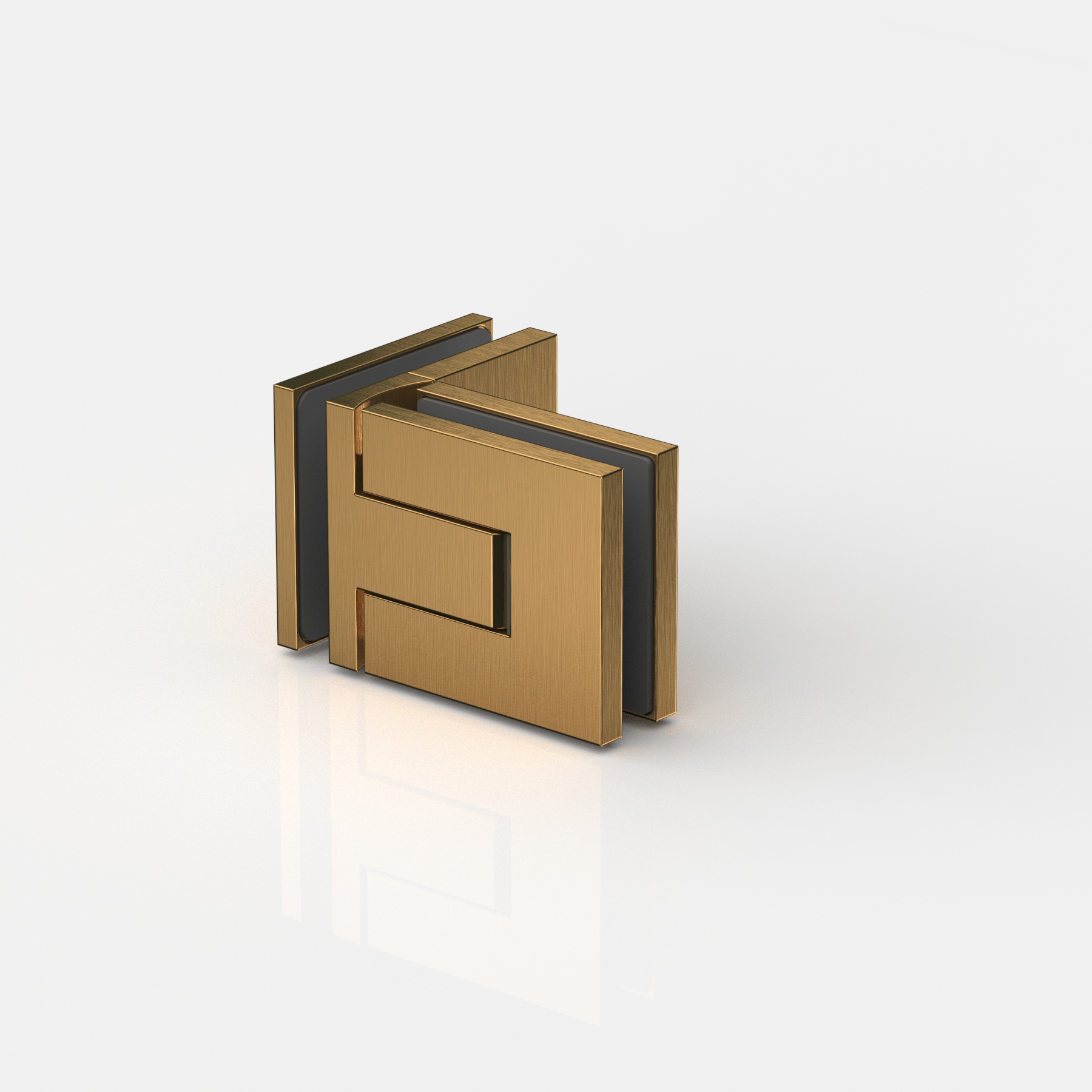 Pendeltürband Glas-Glas 90°