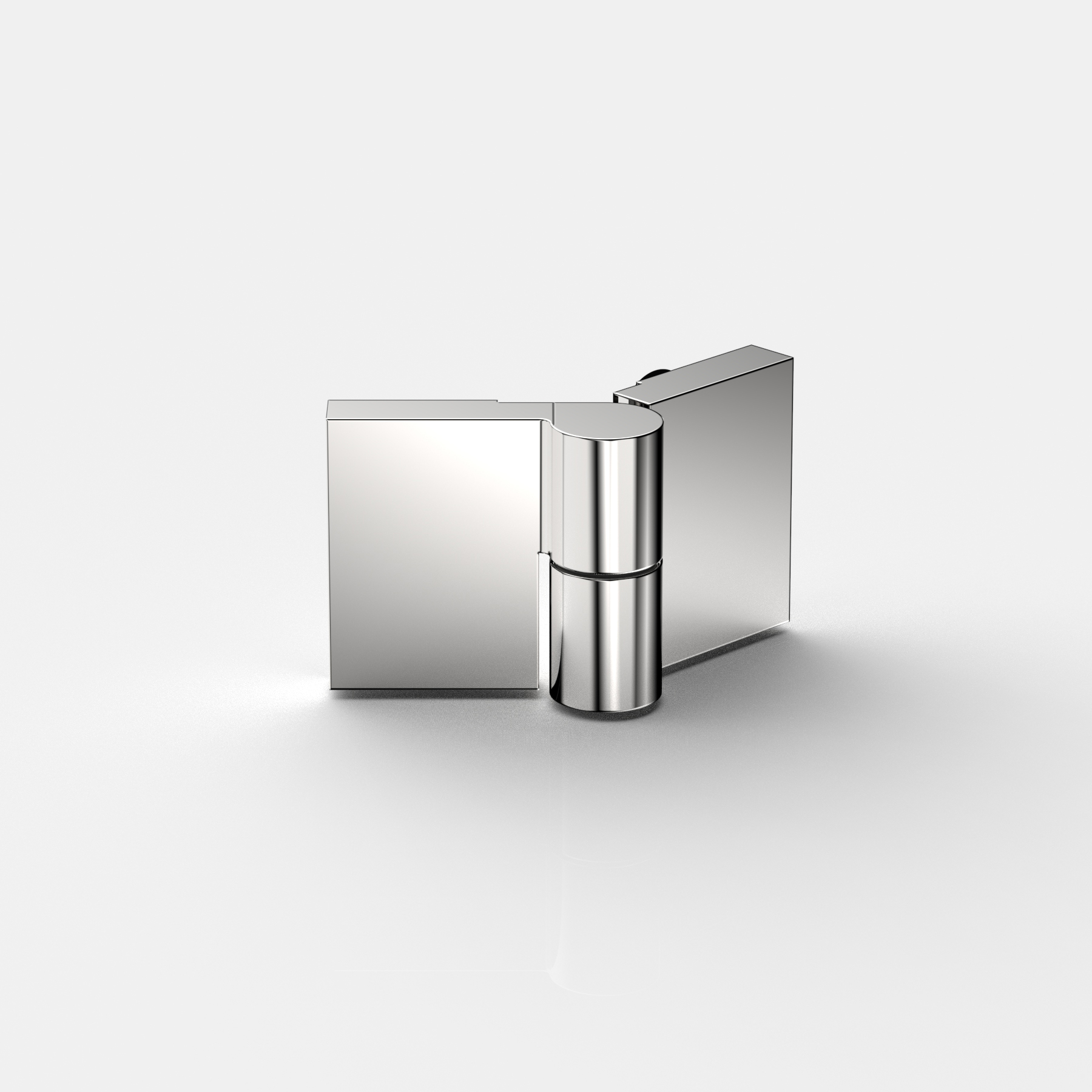 Hebe-Senk-Anschlagtürband, Glas-Glas135°