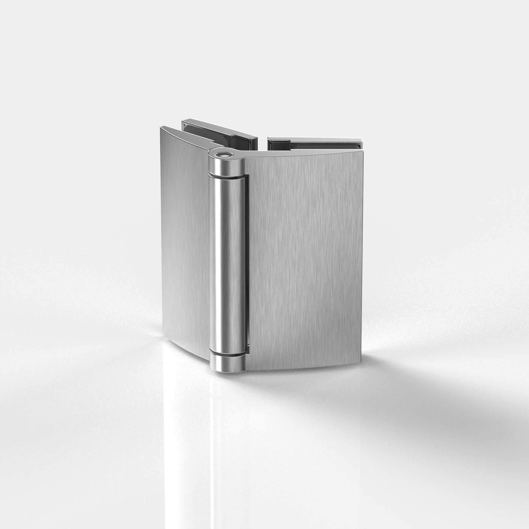 Anschlagtürband Glas-Glas 90°