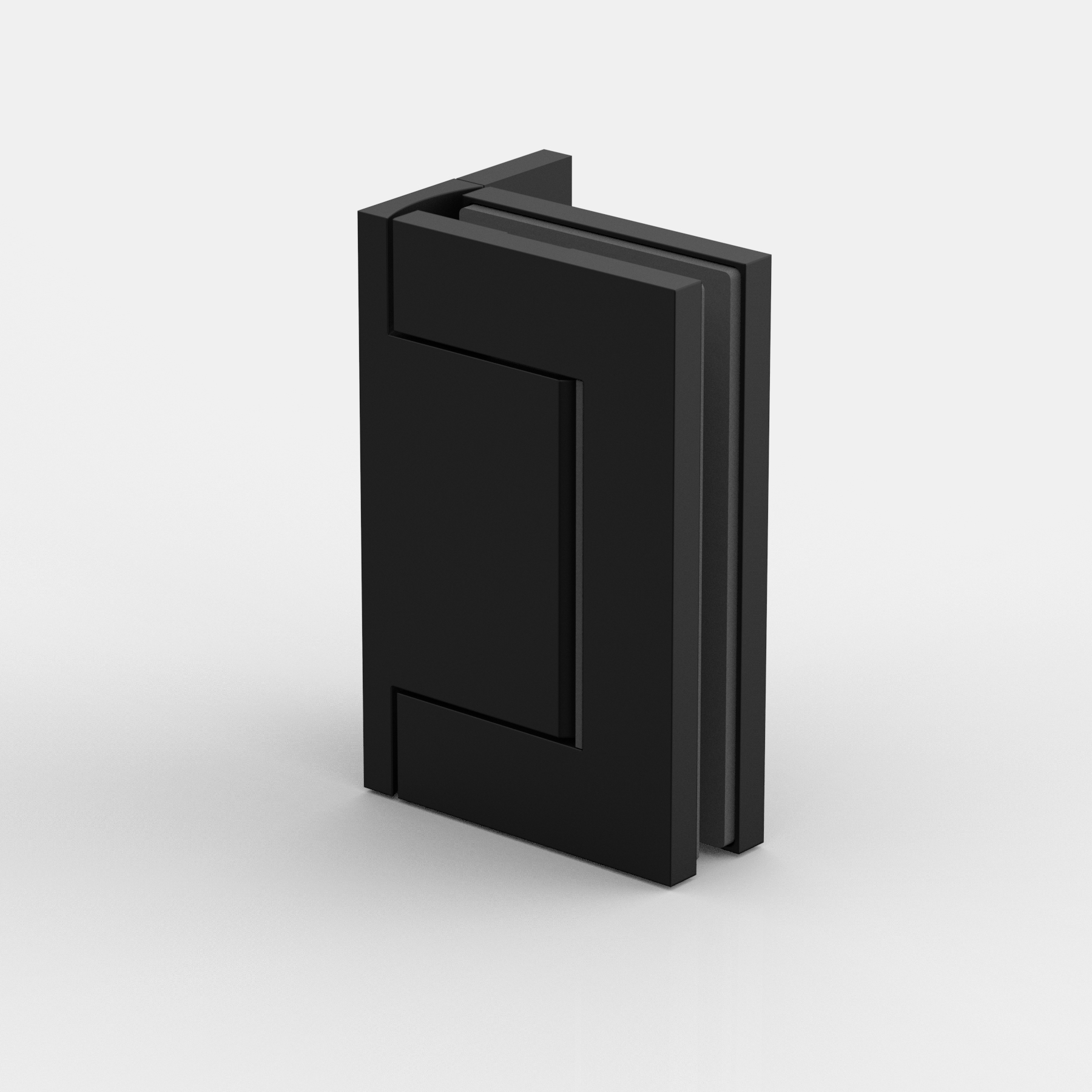 Pendeltürband Glas-Wand 90°,  beidseitig max. 95° öffnend