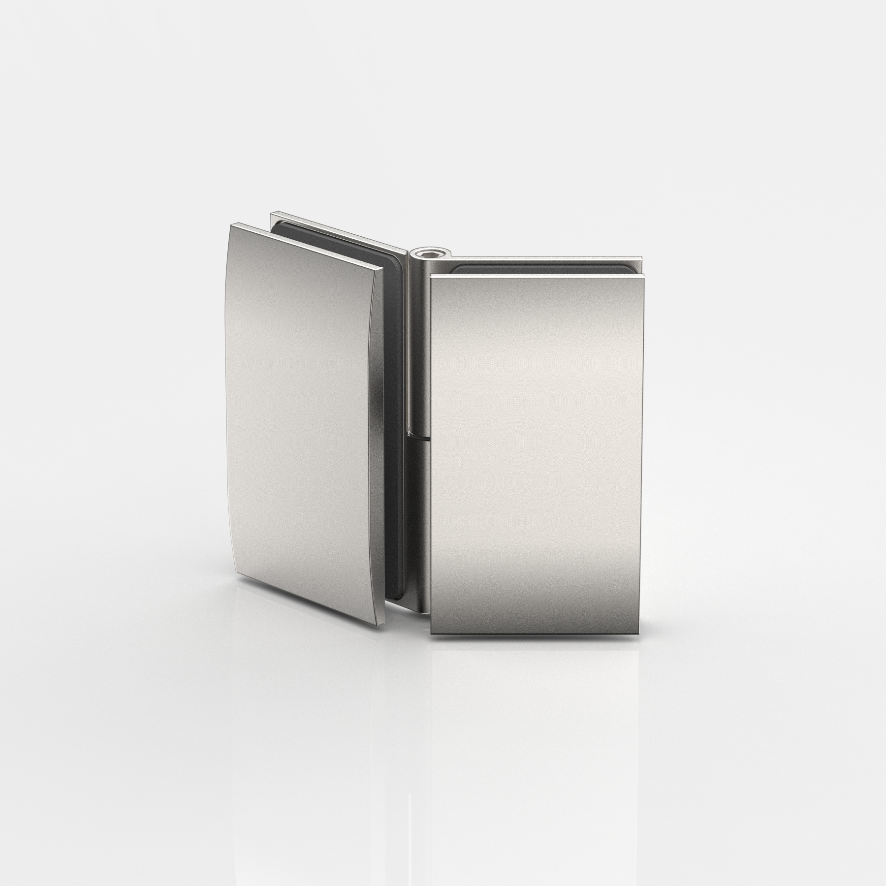 Winkelverbinder Glas-Glas 80-180°