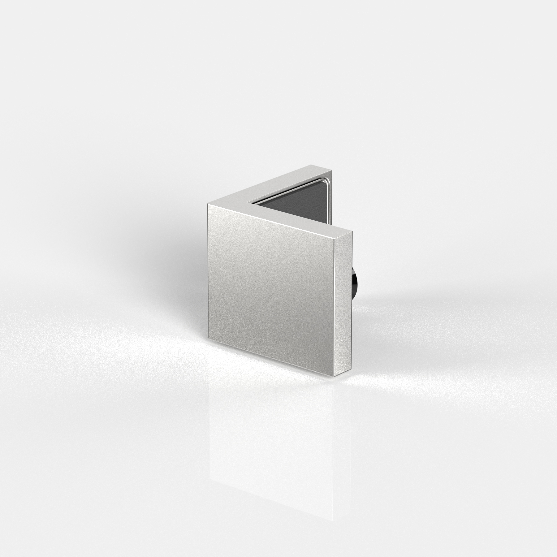 Winkelverbinder Glas-Glas 90°