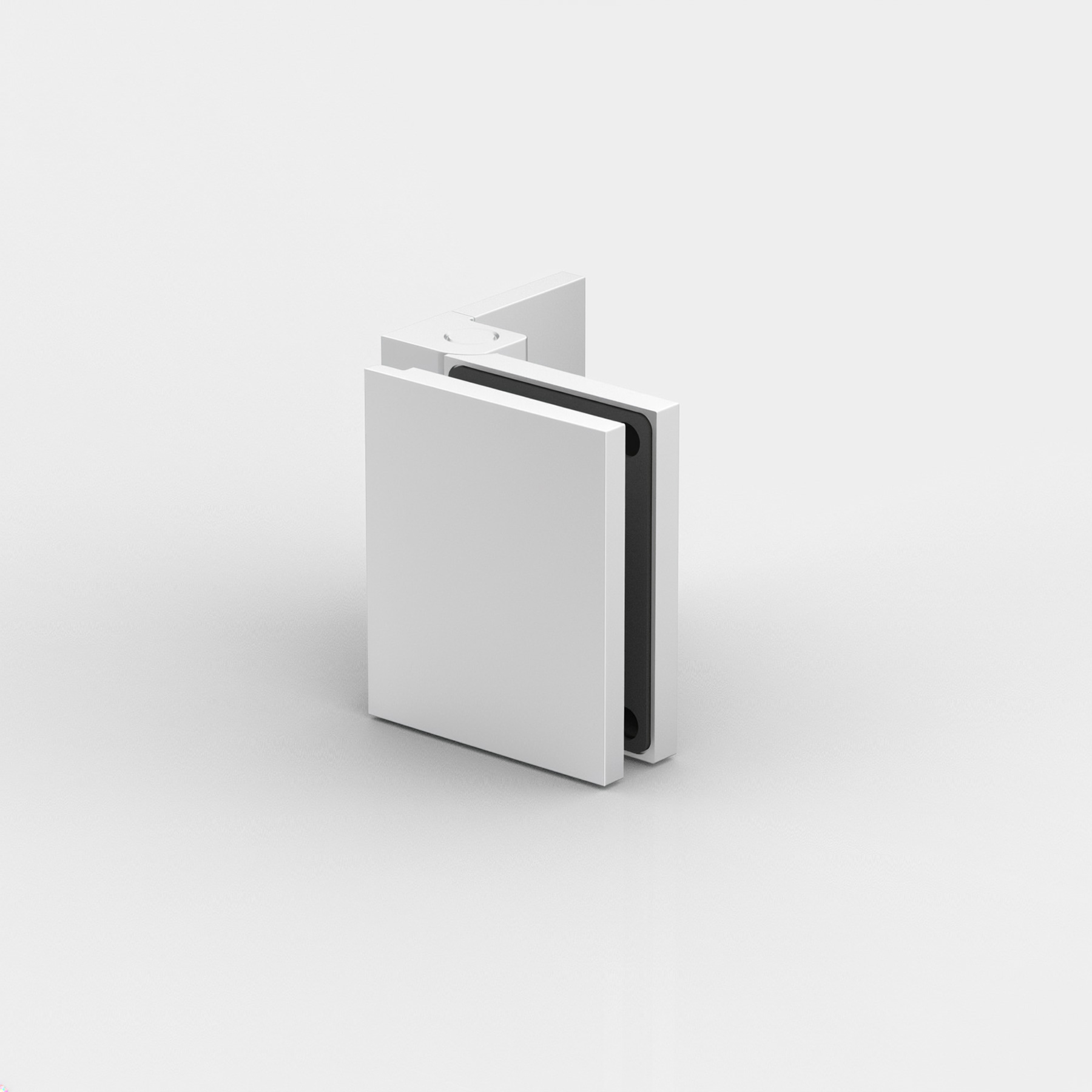 Anschlagtürband Glas-Wand 90°