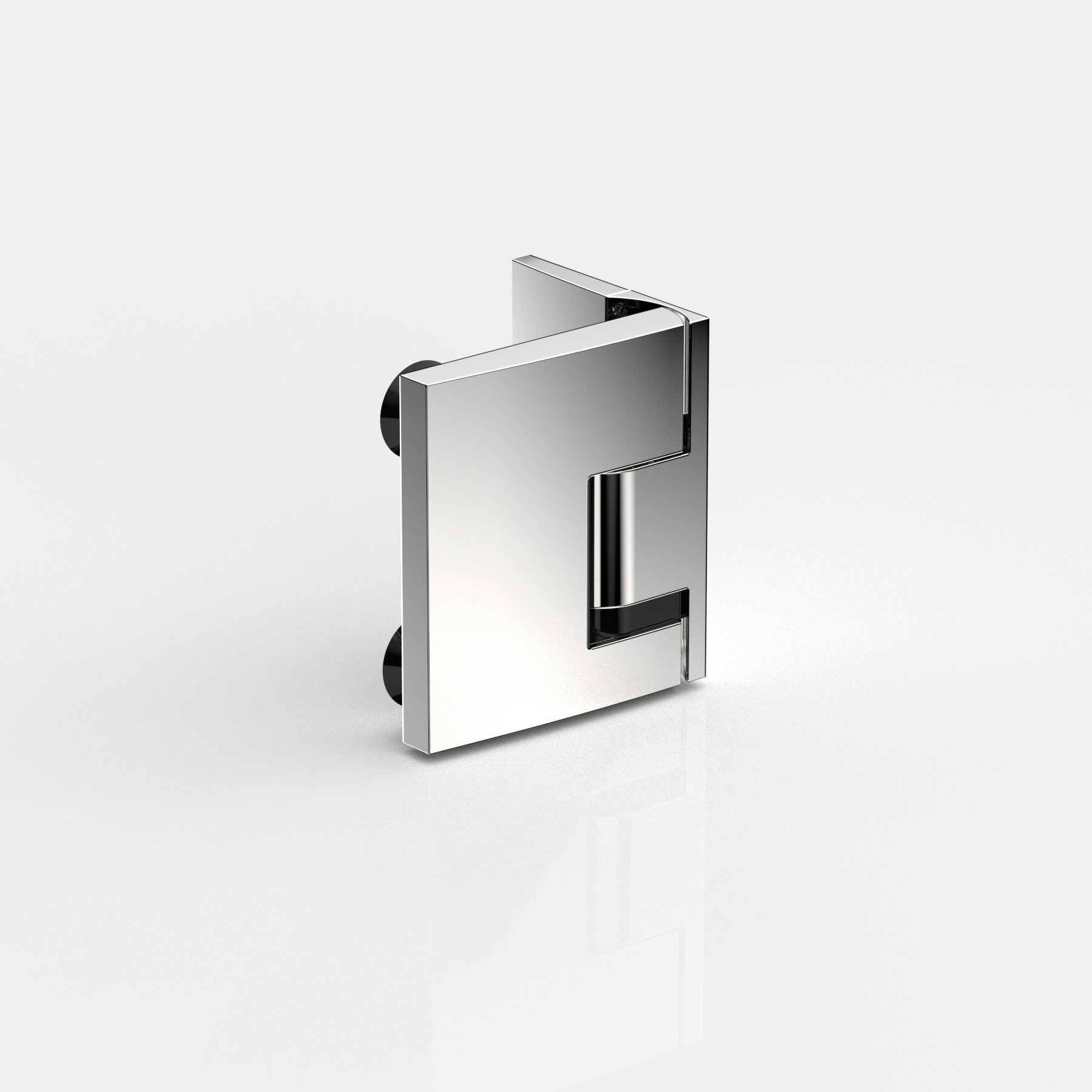 Hebe-Senk-Pendeltürband, flächenbündig, Glas-Wand 90°