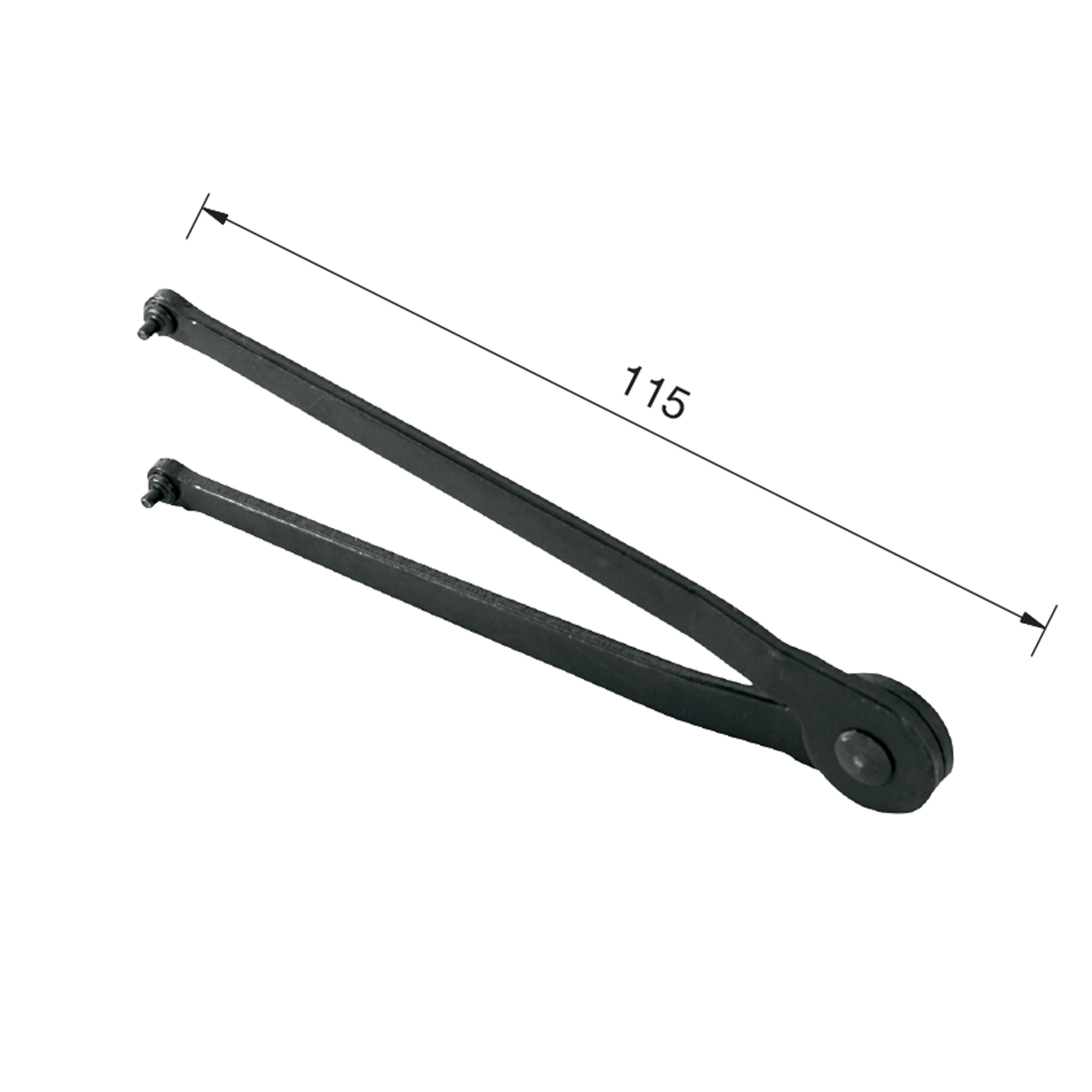 Verstellbarer Stirnlochschlüssel, 2,5mm