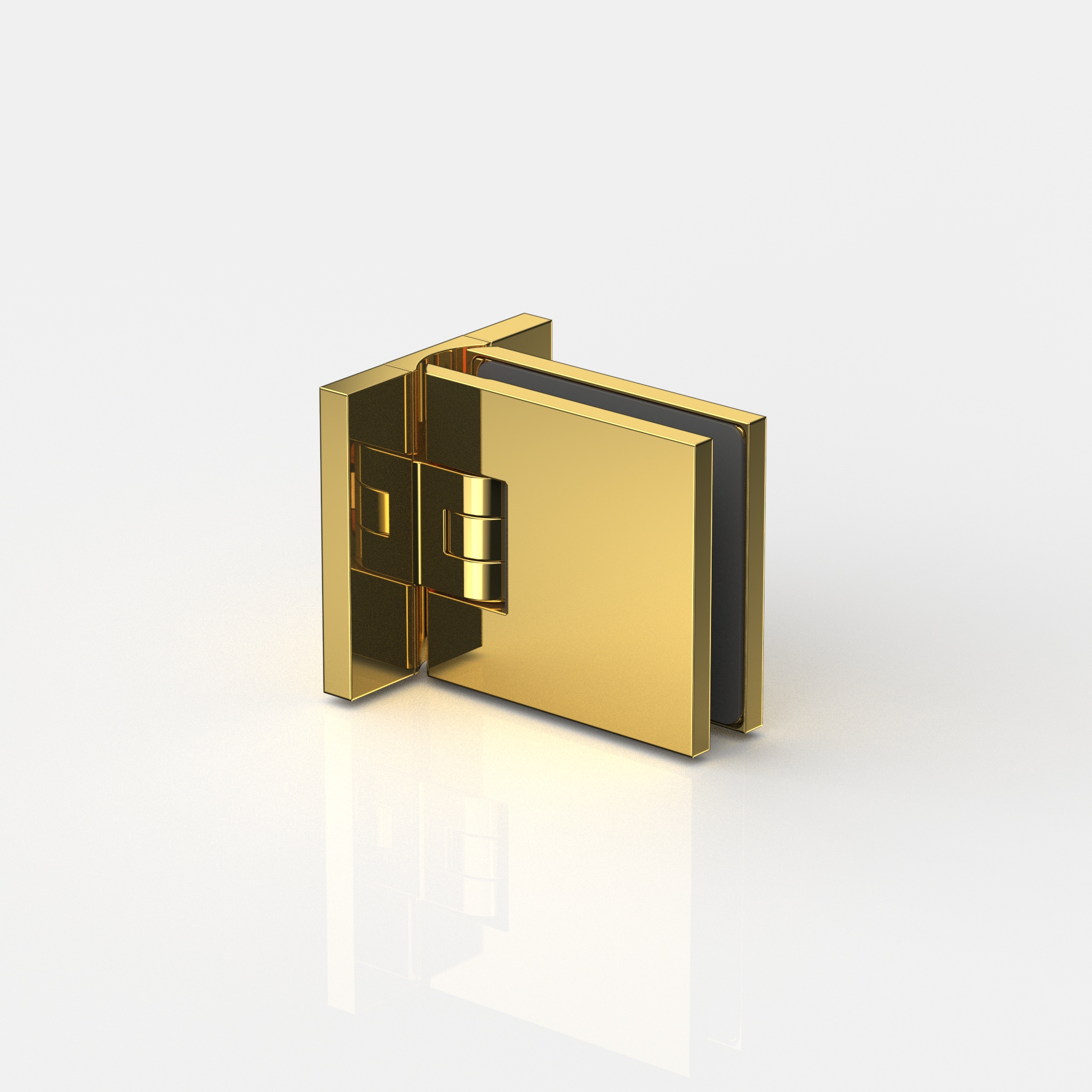 Pendeltürband Glas-Wand 90°