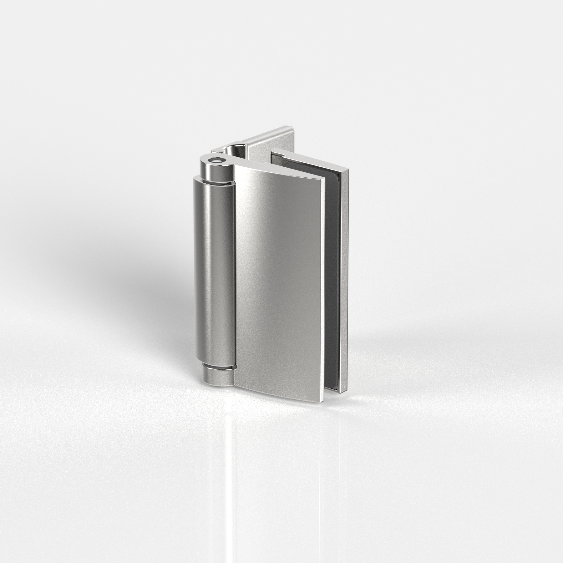 Anschlagtürband Glas-Wand 90°