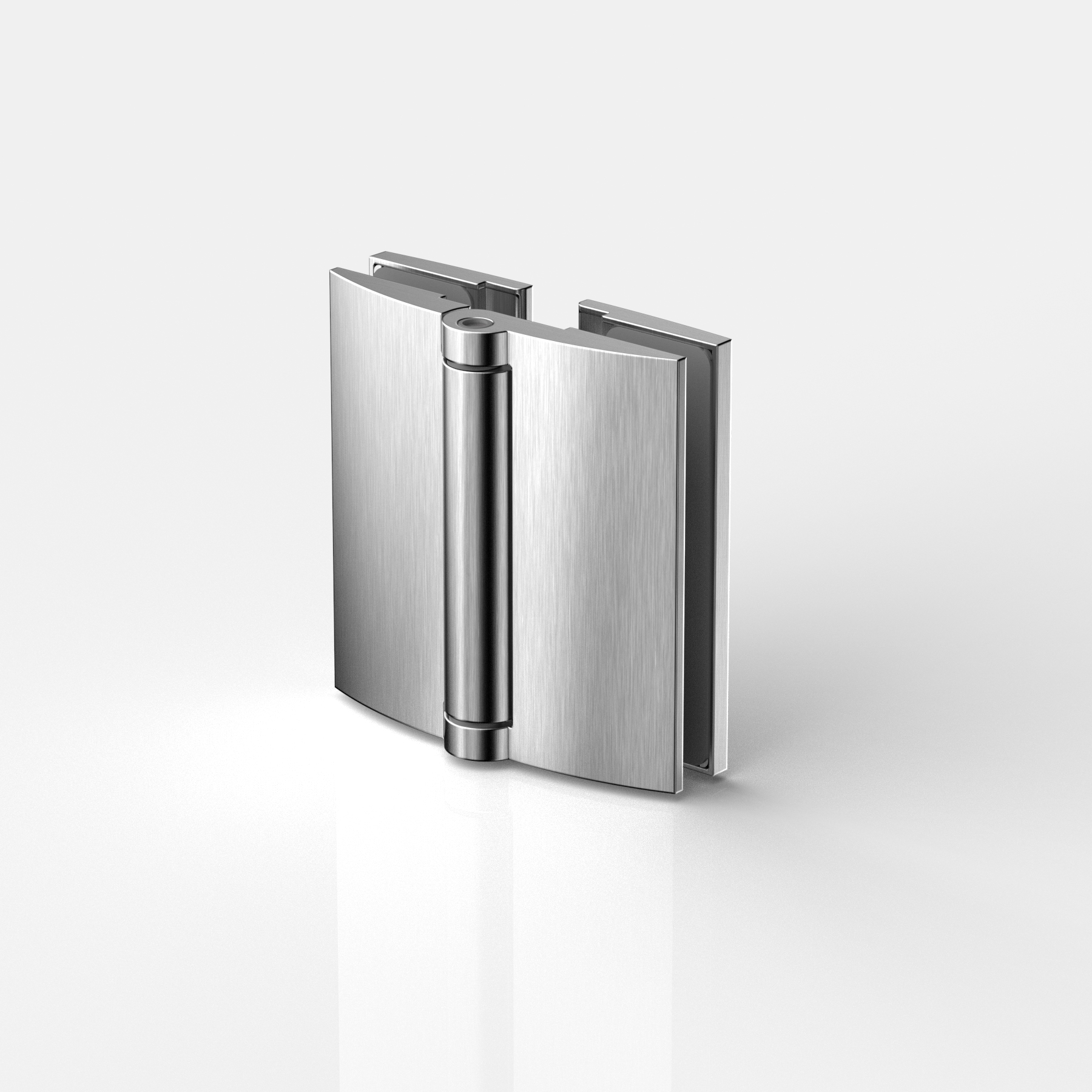 Anschlagtürband Glas-Glas 180°