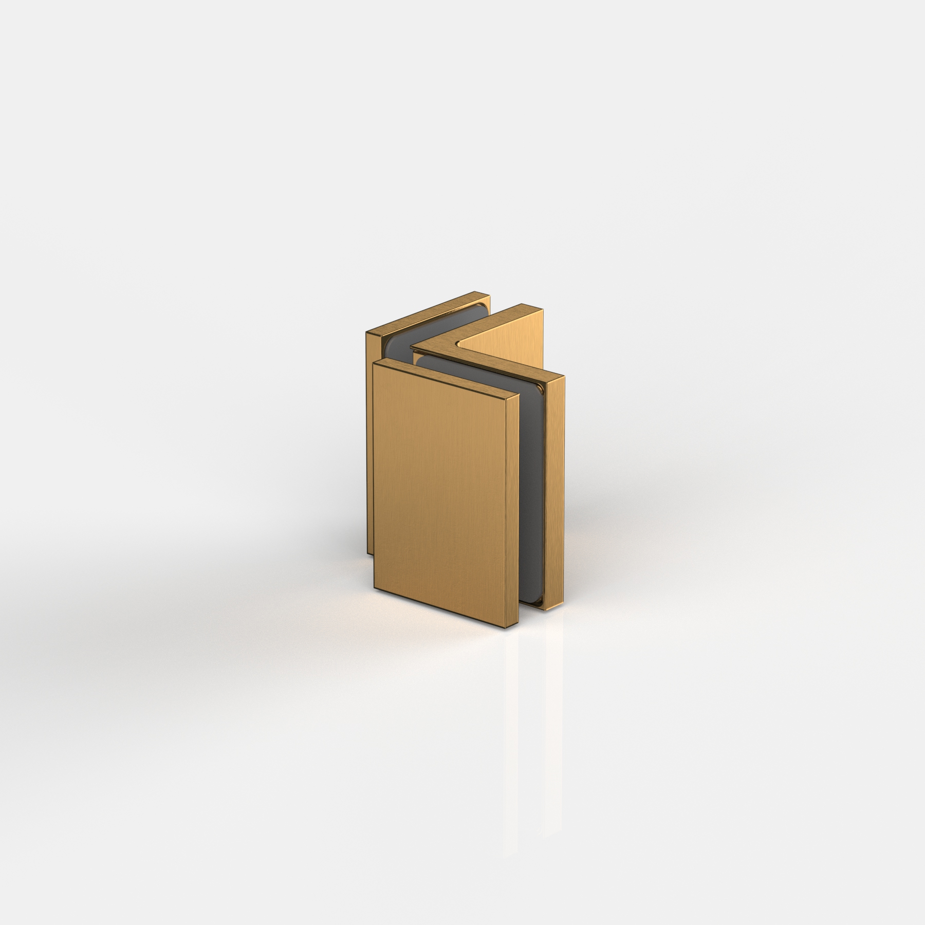 Winkelverbinder Glas-Glas 90°