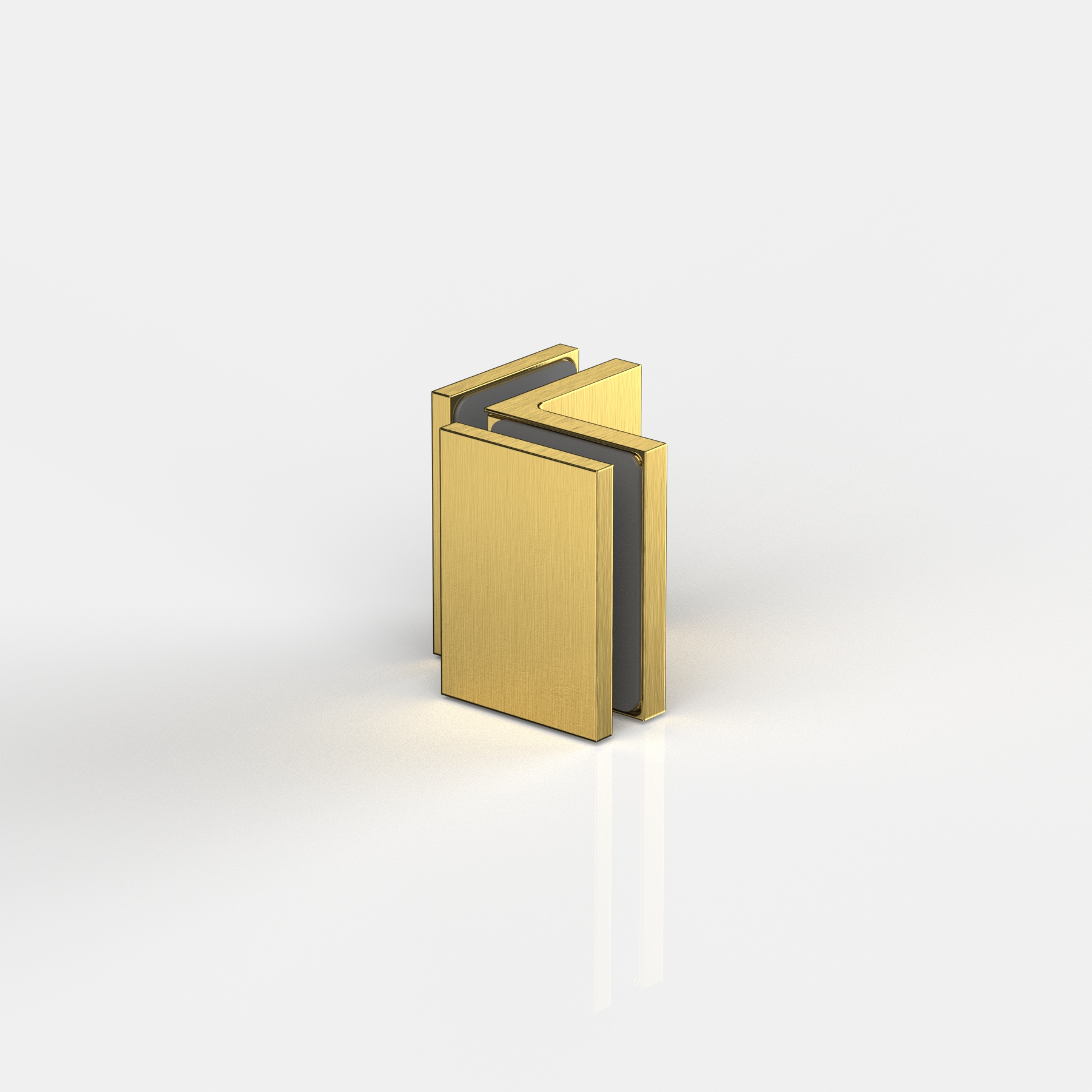 Winkelverbinder Glas-Glas 90°