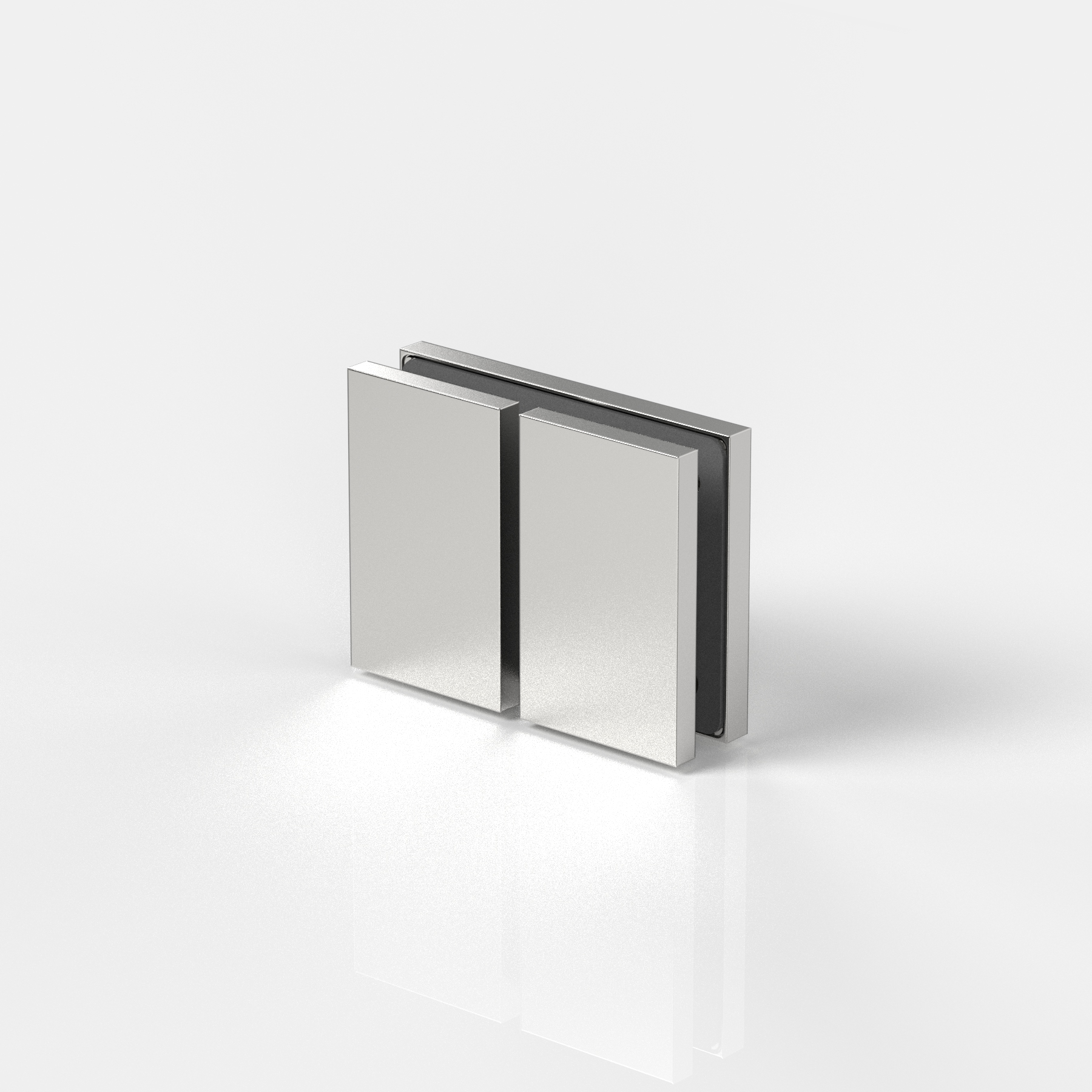 Längsverbinder Glas-Glas 180°