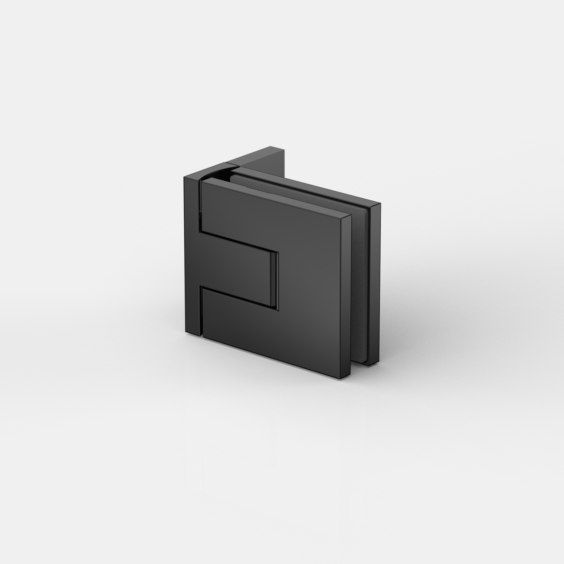 Pendeltürband Glas-Wand 90°