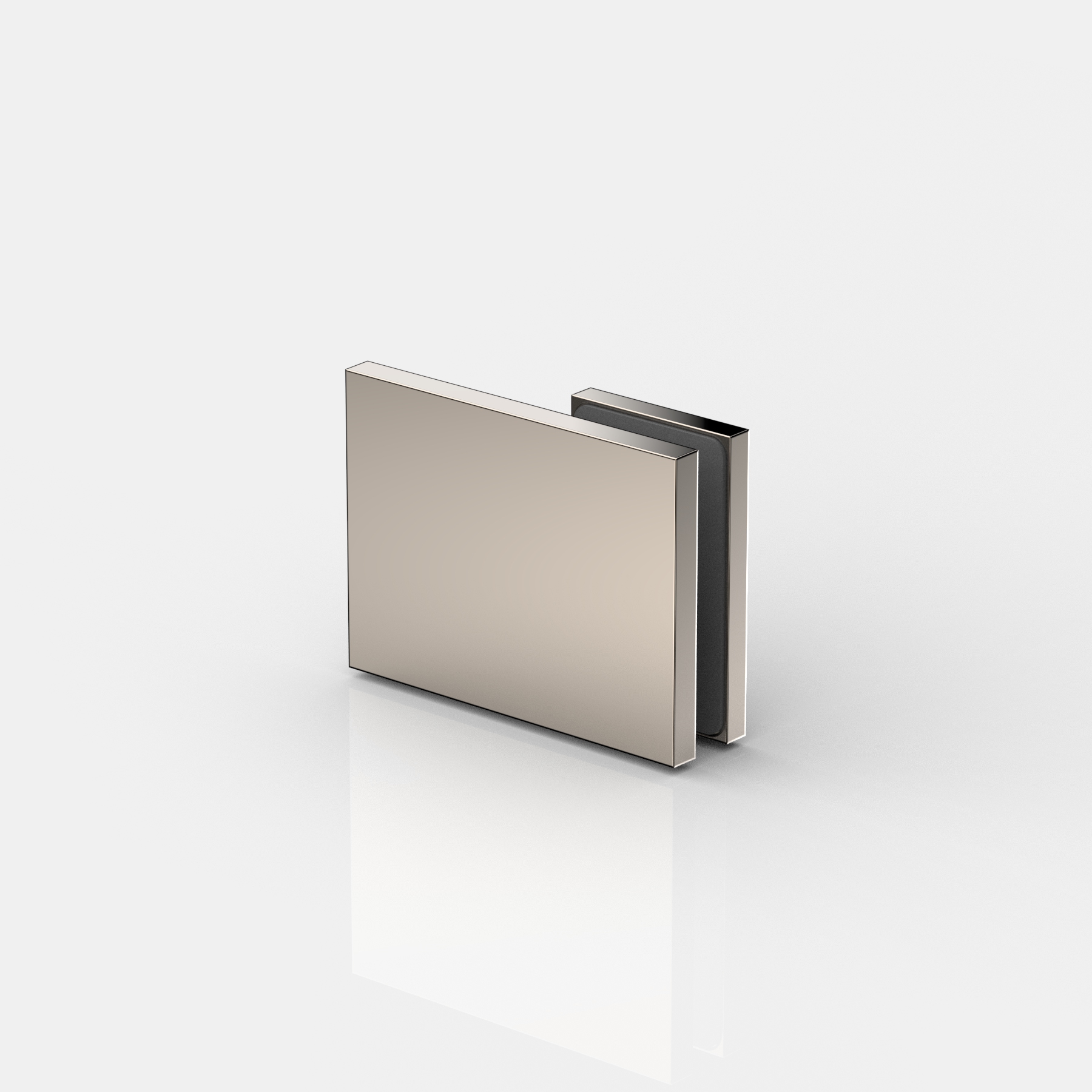 Längsverbinder Glas-Wand 180°