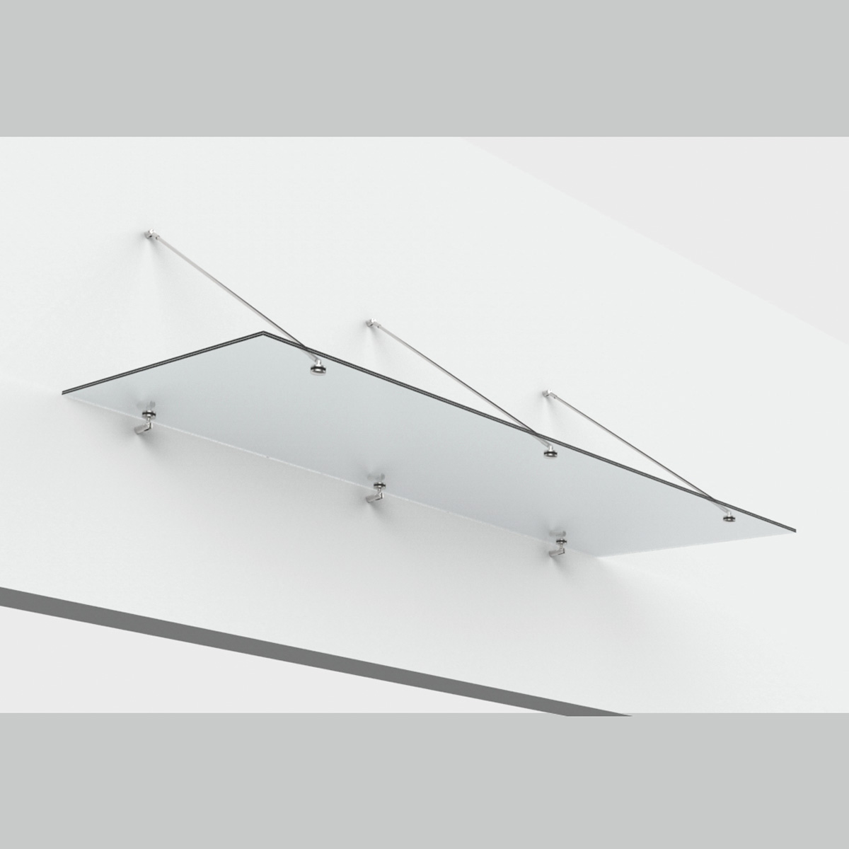 Vordachset Z-08, 3 Zugstangen, 13,52mm