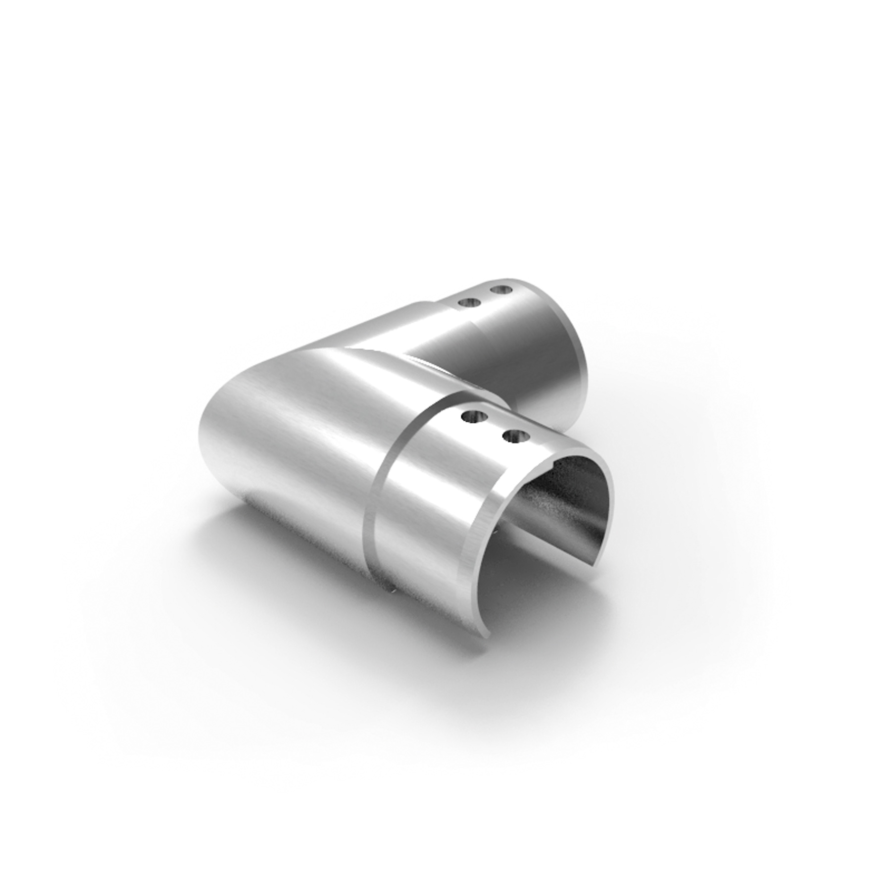 Nutrohrverbinder 90°, horizontal, ø42,4
