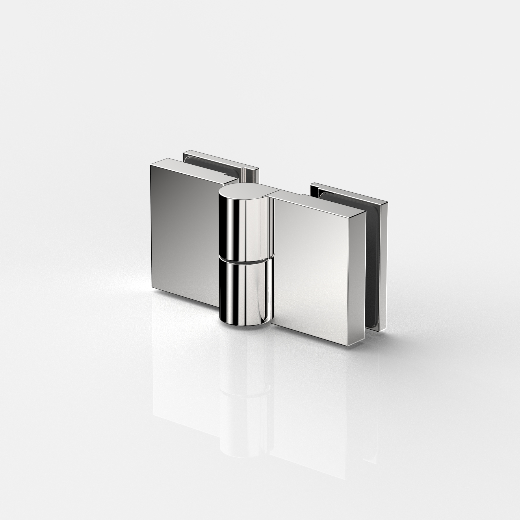 Hebe-Senk-Anschlagtürband, Glas-Glas180°