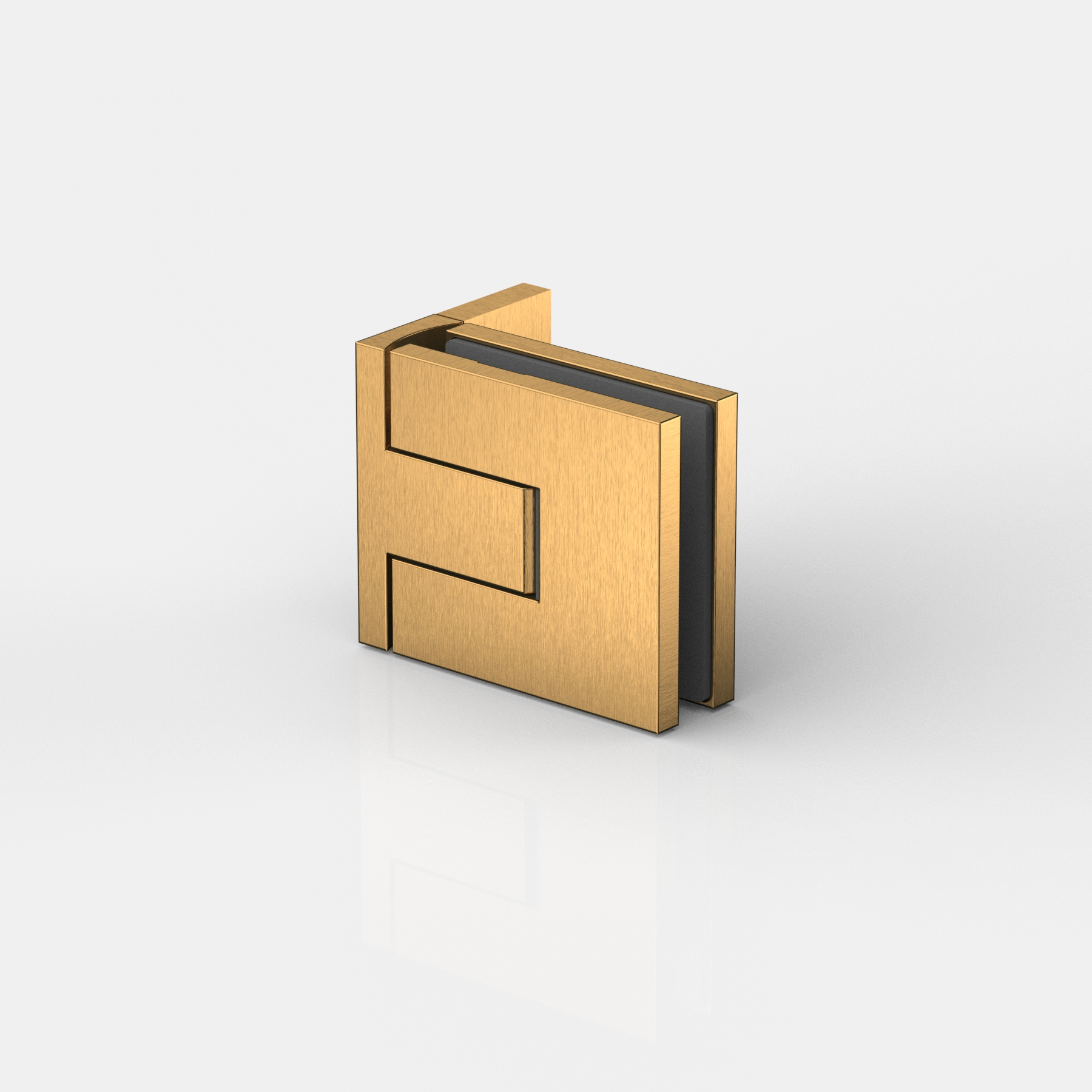 Pendeltürband Glas-Wand 90°