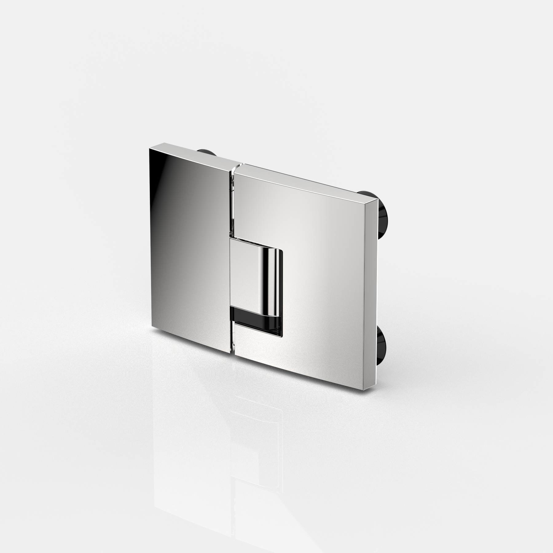 Hebe-Senk-Pendeltürband, flächenbündig, Glas-Glas 180°