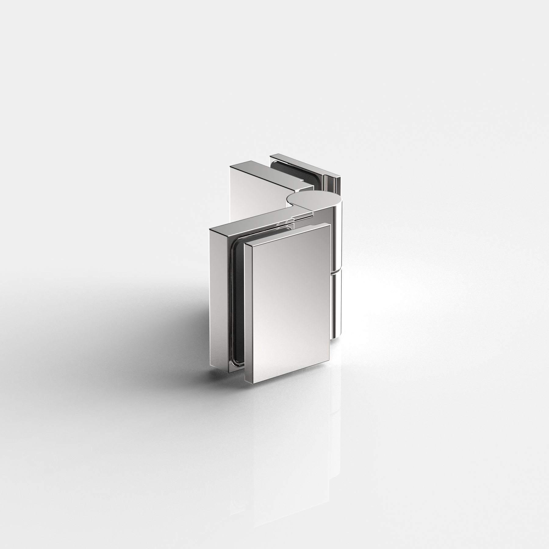 Hebe-Senk-Anschlagtürband, Glas-Glas90°