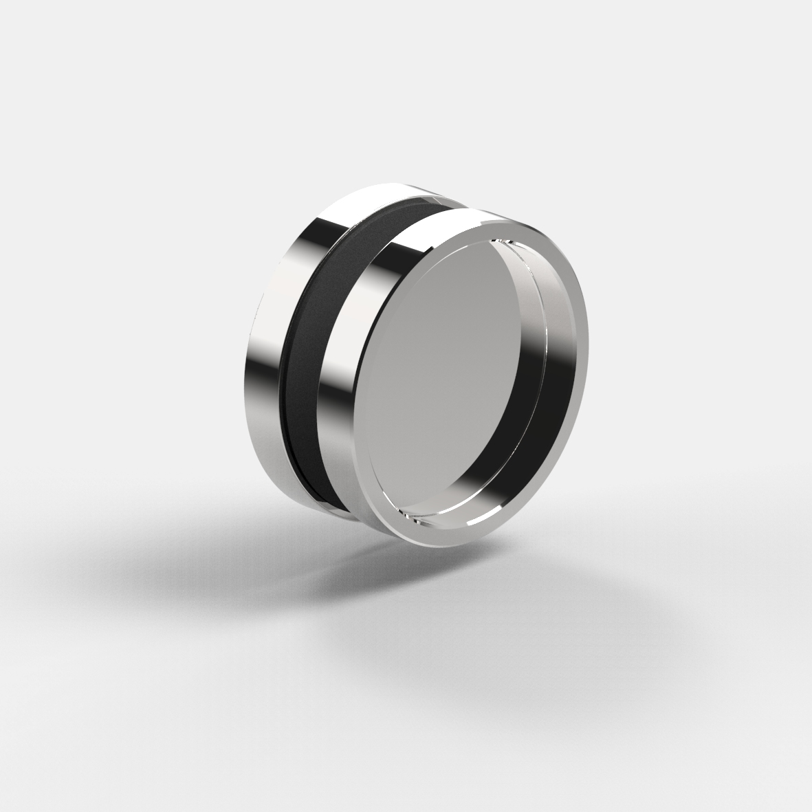 Poignee ronde, ø60x9,5mm