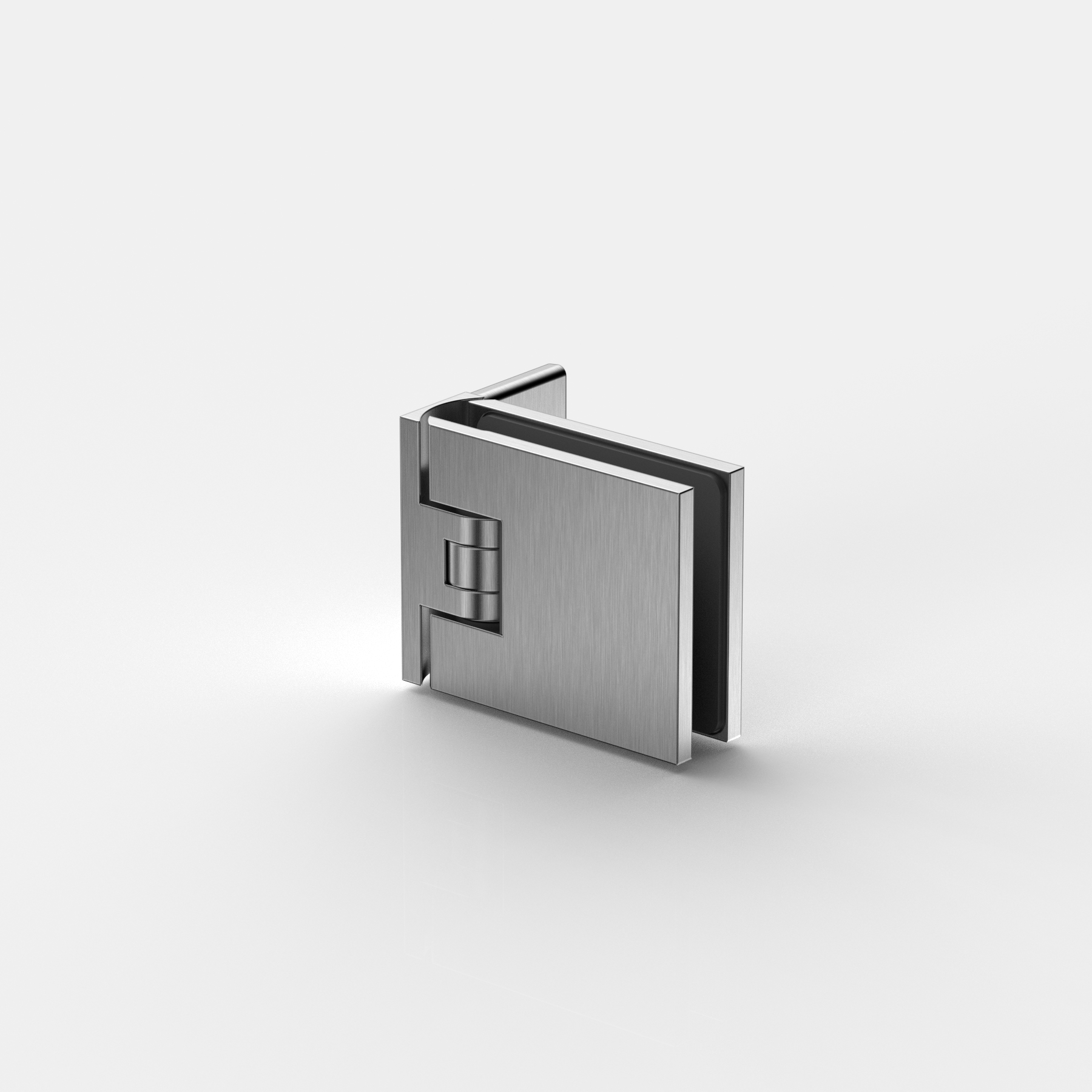 Pendeltürband Glas-Wand 90°