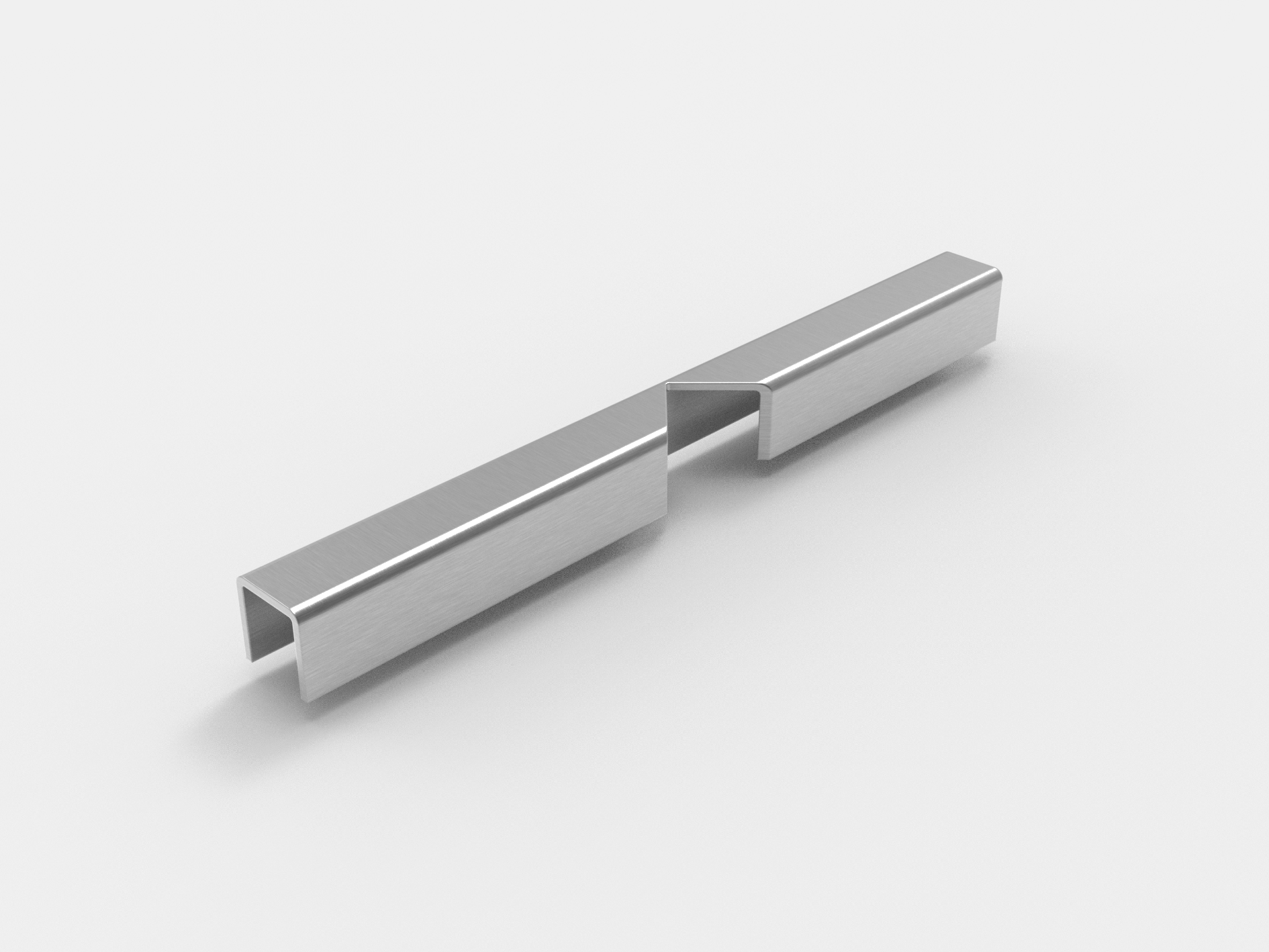 U-Profil, 20x20x20x2mm, max. 16mm