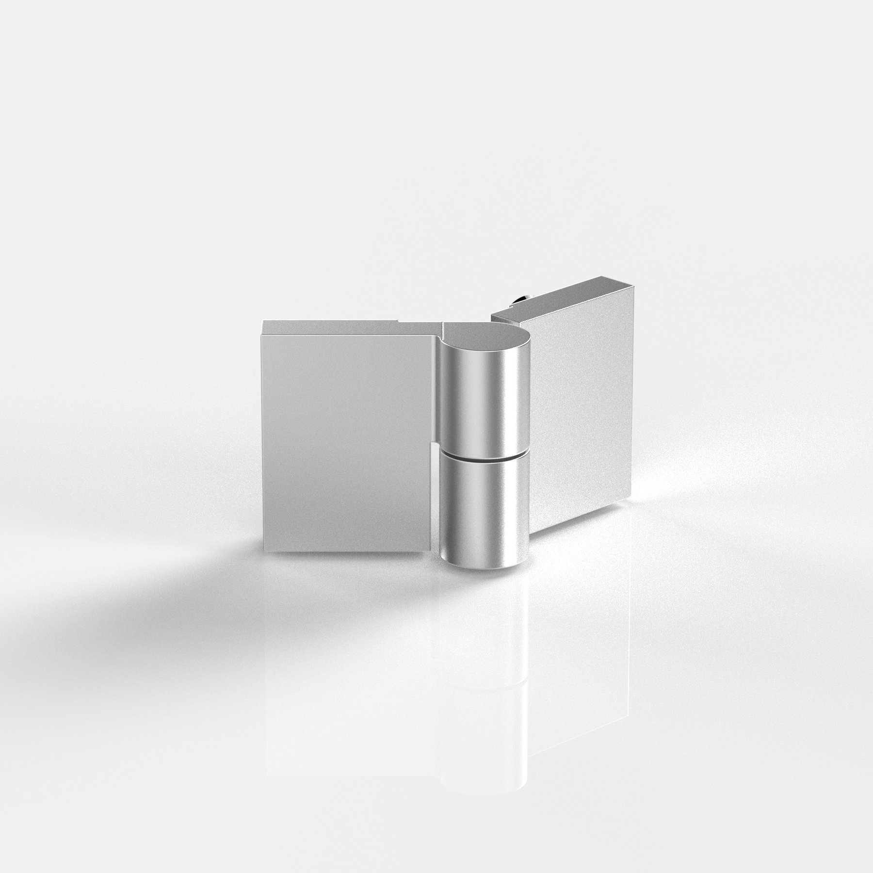 Hebe-Senk-Anschlagtürband, Glas-Glas135°